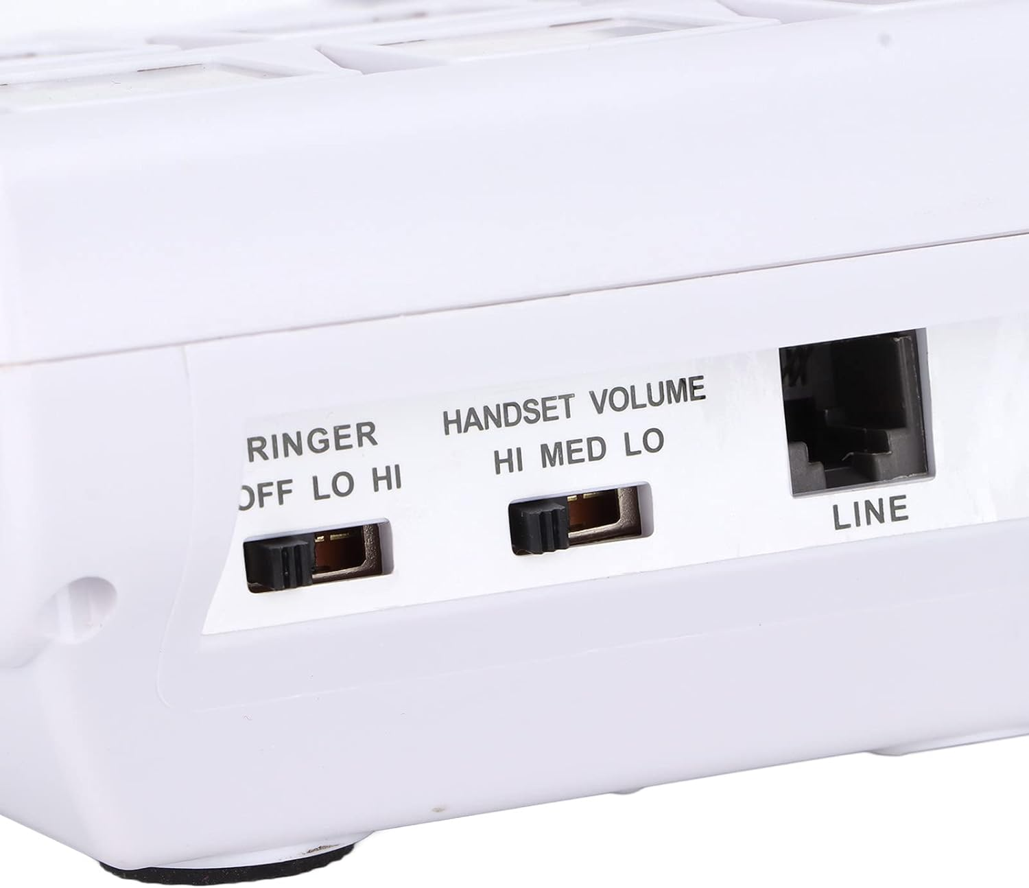 LD‑858HF Big Button Telephone,Plplaaoo Home Phone with Photo Buttons, Amplified Photo Memory Corded Landline for Seniors Elderly, Big Button Phone for Seniors, Dementia, Hearing Impaired image number 5