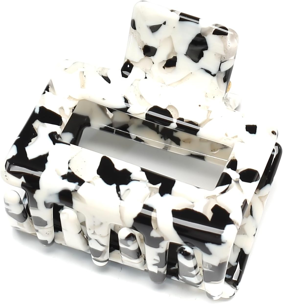 Qingoo Small Cellulose Acetate Hair Clip Beautiful Women'S Hair Clip Headdress Elegant Hair Accessory 1 Piece (5.2 Cm X 4.8 Cm, Purple Red)