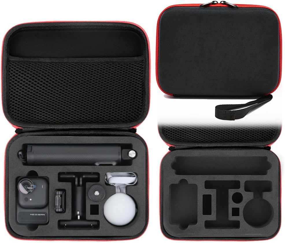 Coyktonty Bag Carrying Case,Travel Portable Bag for Insta360 GO Ultra Camera (Black)