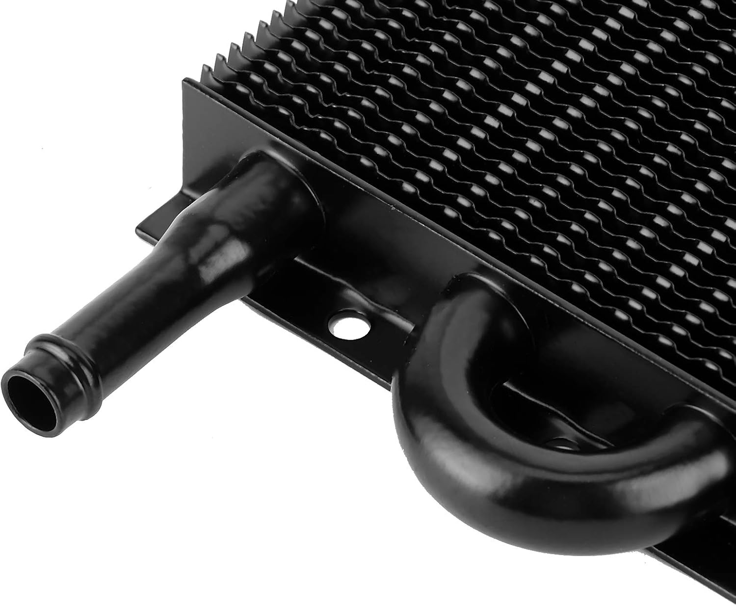 Transmission Cooler, Transmission Oil Cooler Kit Aluminum 6 Row Oil Cooler Kit with Installation Accessory for Vehicles image number 2