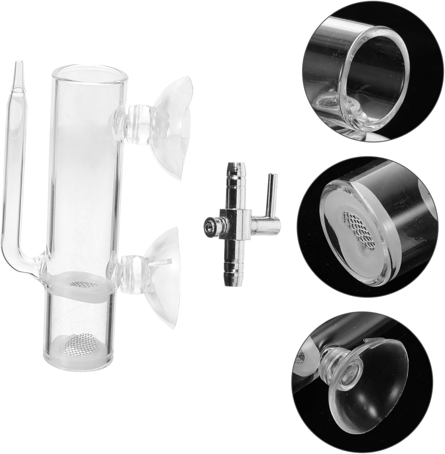 HANABASS Shrimp Egg Hatchery Glass Incubator Fish Breeding Holder Aquarium Breeding Tank Brine Shrimp Hatchery Device for Aquatic Pets image number 2