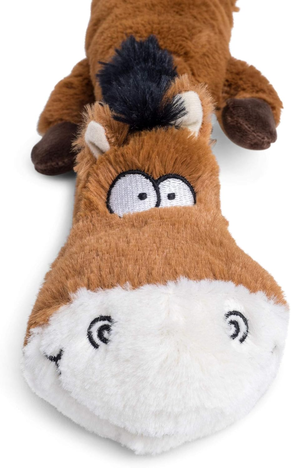 Petface Farmyard Buddies Lazy Horse Squeak Dog Toy image number 1