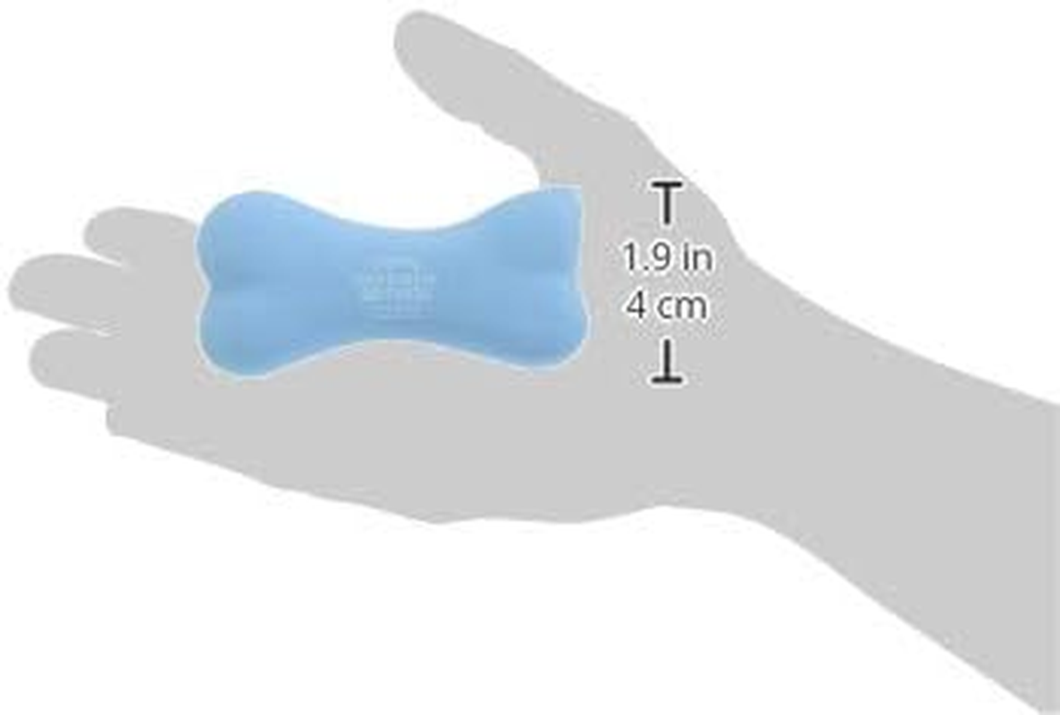 Mandarin Brothers Dog Toy Latex Bone Toy/Blue/Blue