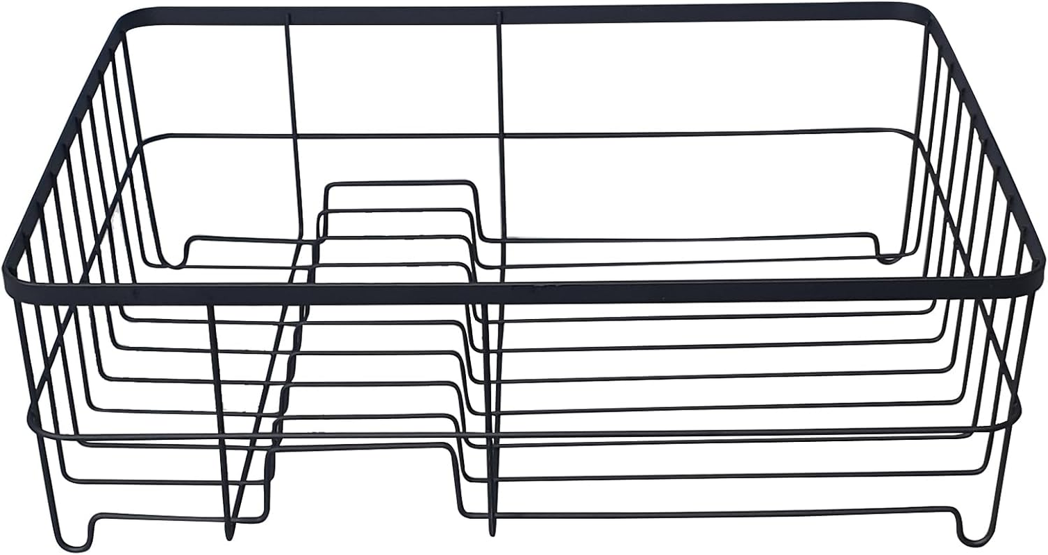 L.T. Williams Flat Wire Dish Drainer Rack, 41 Cm X 30.5 Cm Size, Black image number 1