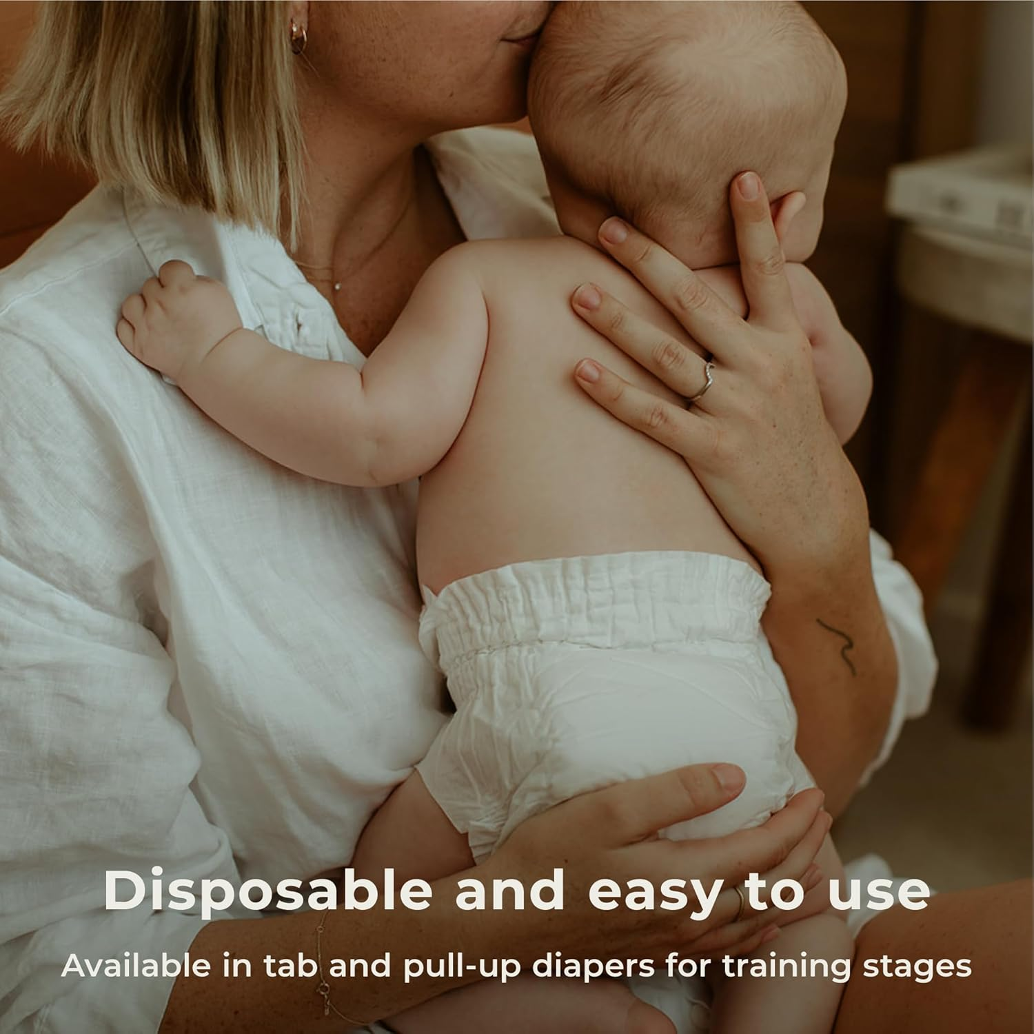 Ecoriginals - 18 Eco Walker Nappies - Toddler Nappies Size 5 with 100% Plant-Based Layers, Disposable & Hypoallergenic Baby Essentials for Kids - Secure Fit Nappies (12-18Kg), 1 Pack image number 6