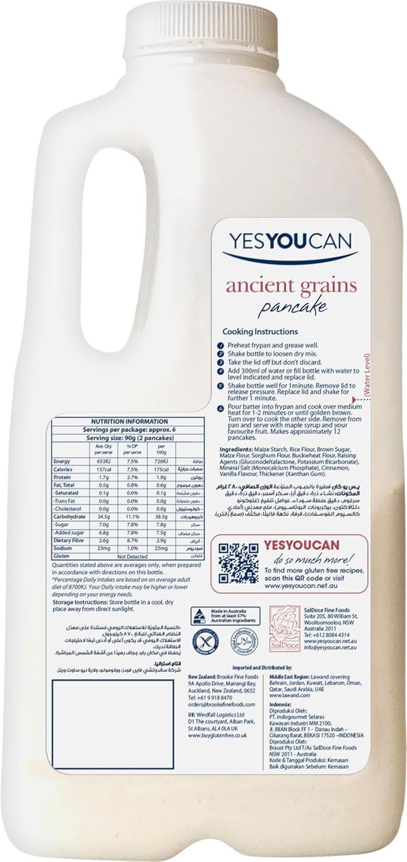 Yes You Can Ancient Grains Pancake Mix 280 G image number 5