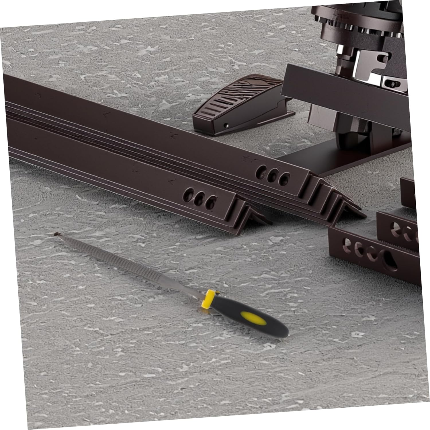 SEWACC 6Pcs Wood Rasp File Set Mini Hand File Tool for Woodworking Coarse Rasp-Cut Teeth Comfortable Grip image number 4