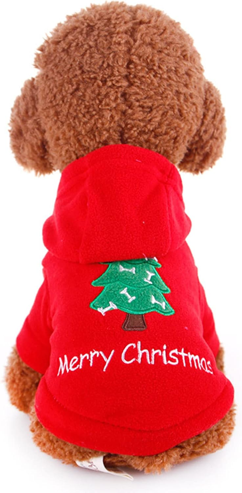 Dog Costume Pet Clothes Hoodie Red image number 6