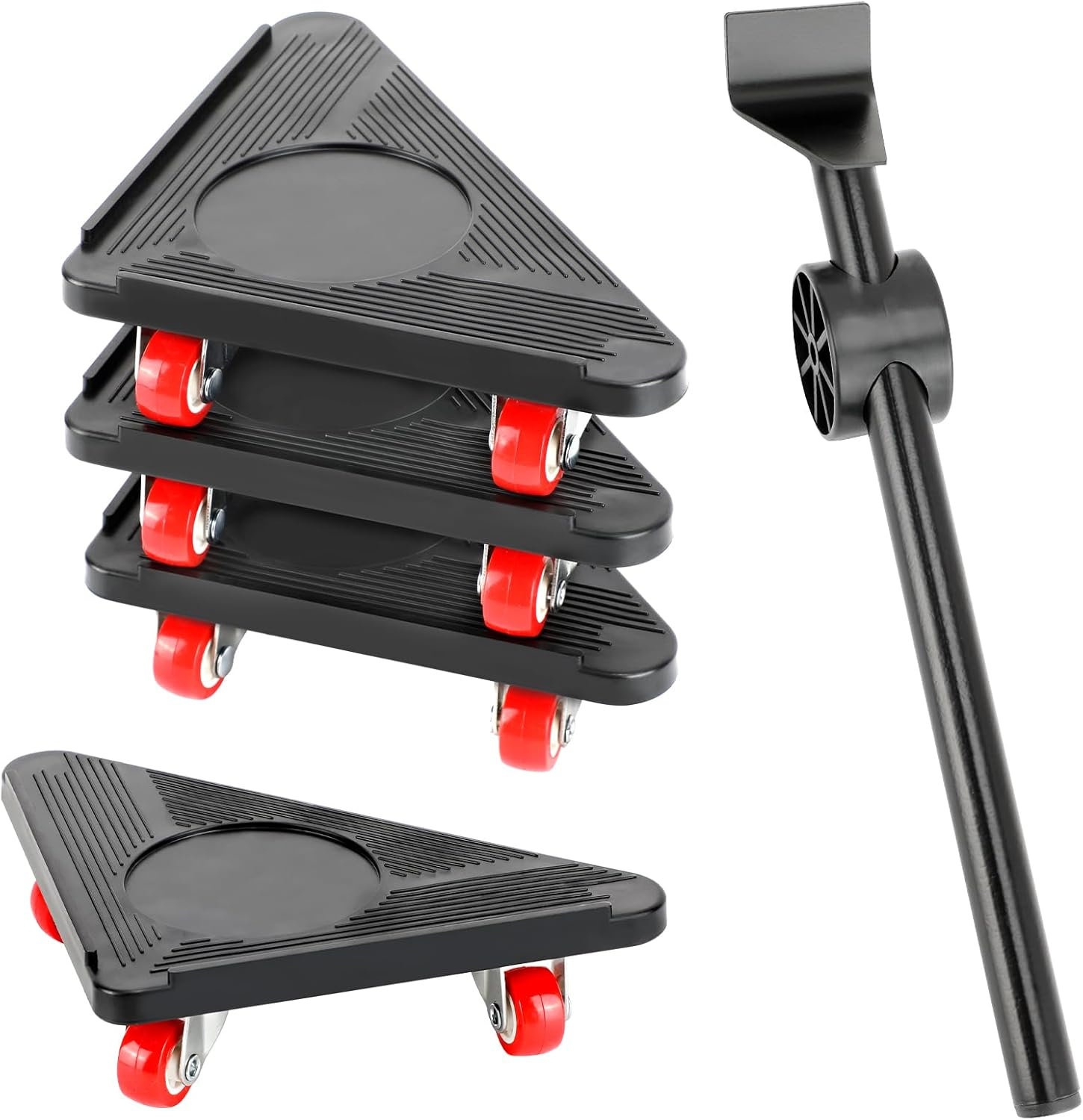 Furniture Mover with Wheels, 360&deg; Rotation Wheels Furniture Dolly for Moving Heavy Furniture Refrigerator Sofa Cabinet Bed, Load Capacity 300LBS image number 4