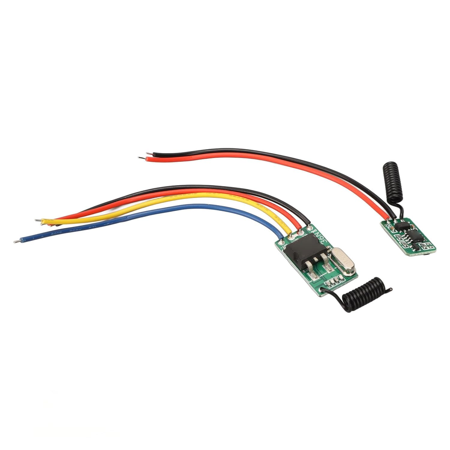 Mini Relay Remote Momentary Switch, Small RF Transmitter 433Mhz Control Switch PCB for Home with Smoke Sensor Alarm, 100M Range image number 3