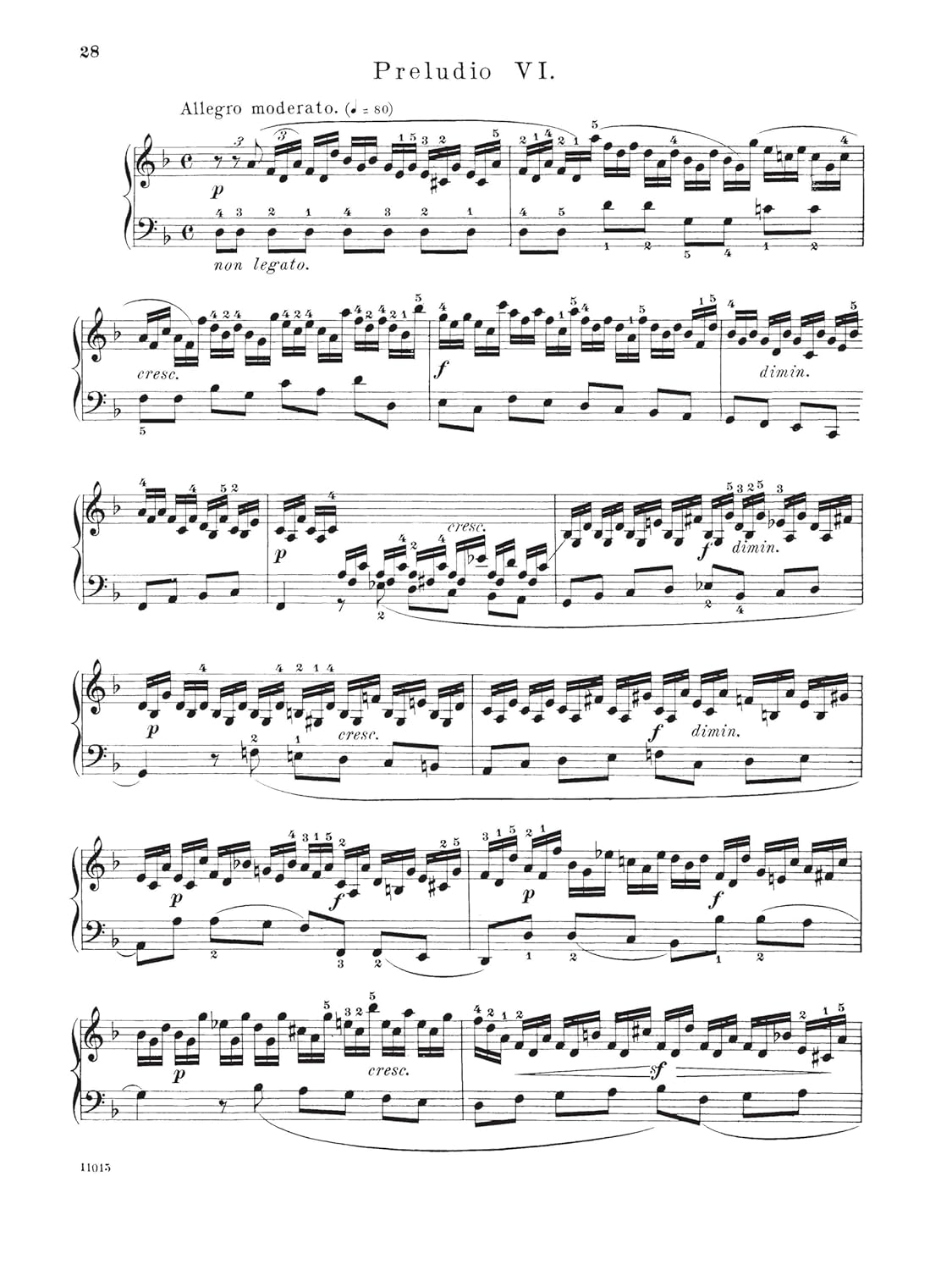 G. Schirmer, Inc. Bach Well Tempered Clavier Book 1: Schirmer Library of Classics Volume 13 Piano Solo image number 4