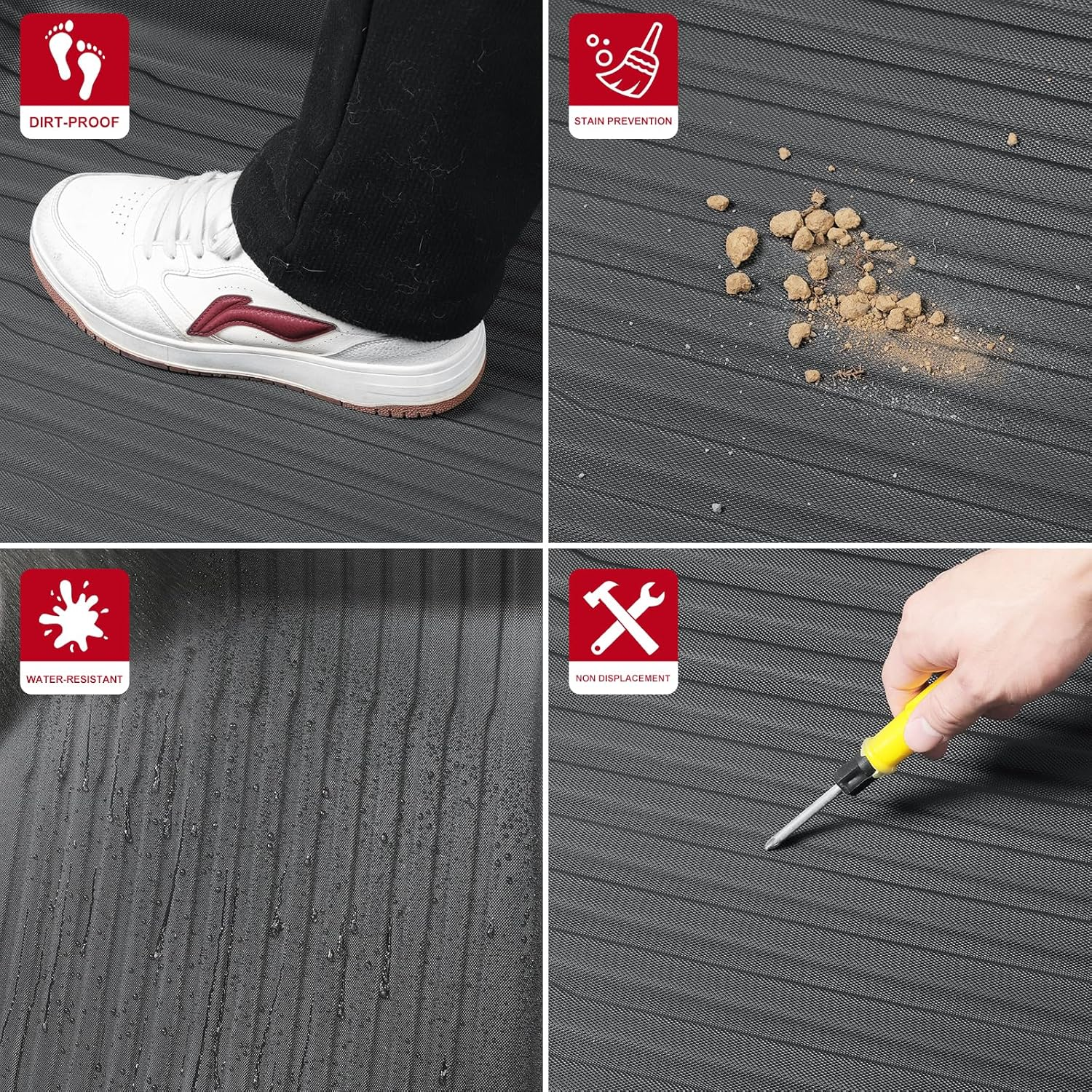 Rear Trunk Lower Storage Mat for 2025 2026 Tesla Model Y Juniper 5 Seater TPE Cargo Liner Car Mats Accessories image number 5