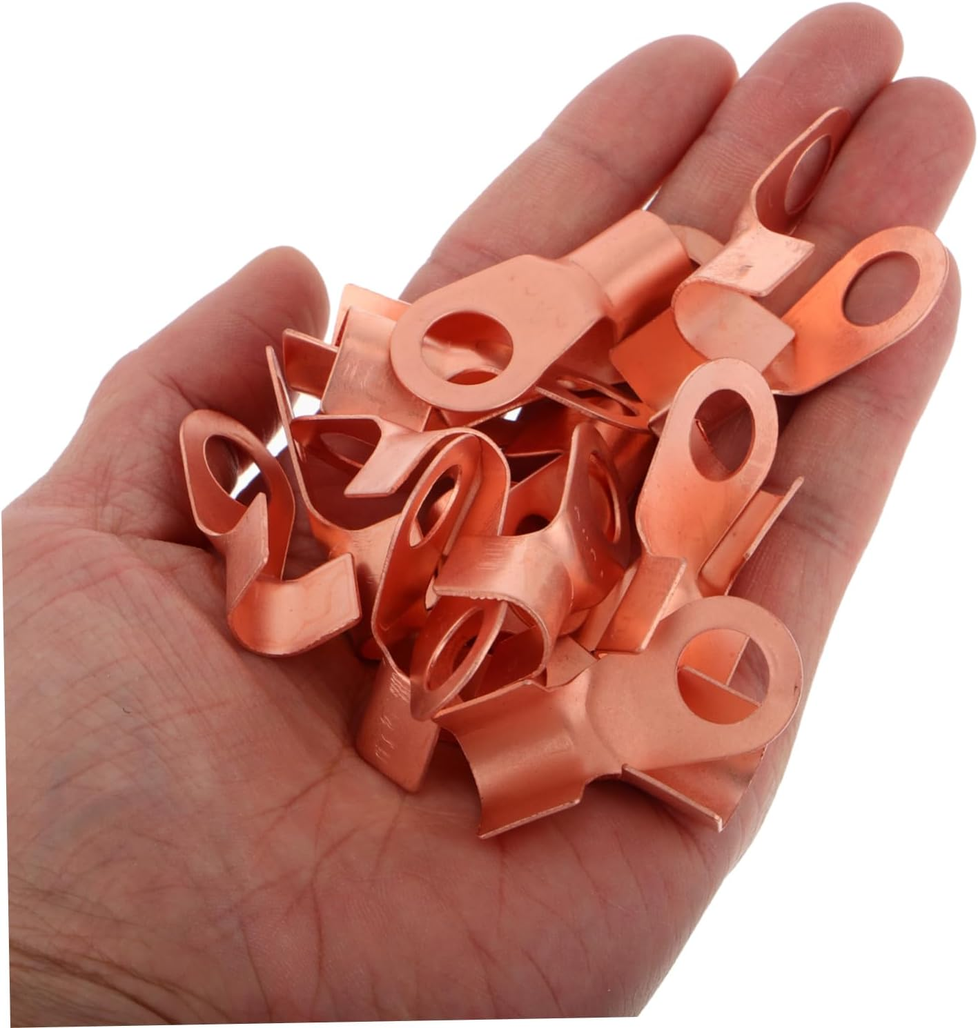 Garneck 20Pcs Sturdy Grounding Clip Tail Connector for Magnetic Welding Wire Tail Automotive Welding Ground Clamp image number 5