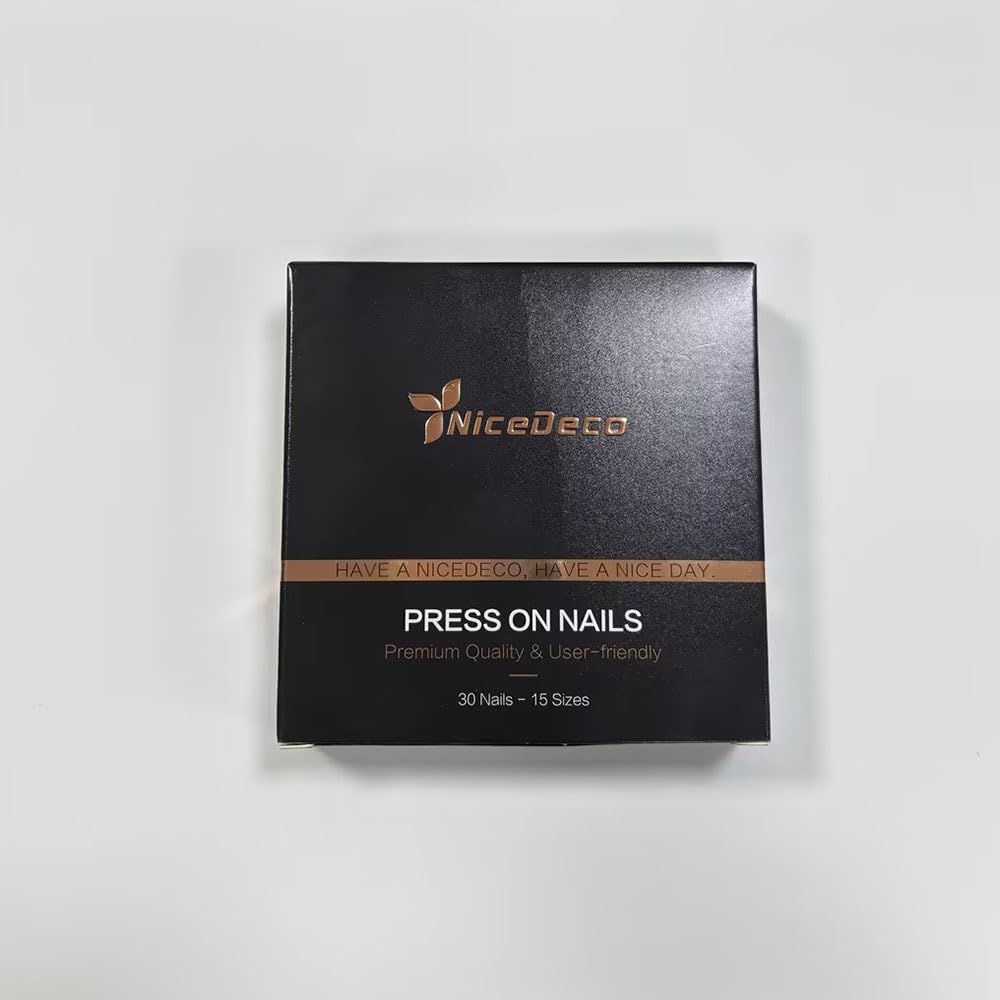 Nicedeco Cat Eye Press on Nails - Full Cover Nail Tips Soft Gel Nail Tips False Nail Tips Kit 25-30 Pieces - 005 image number 4