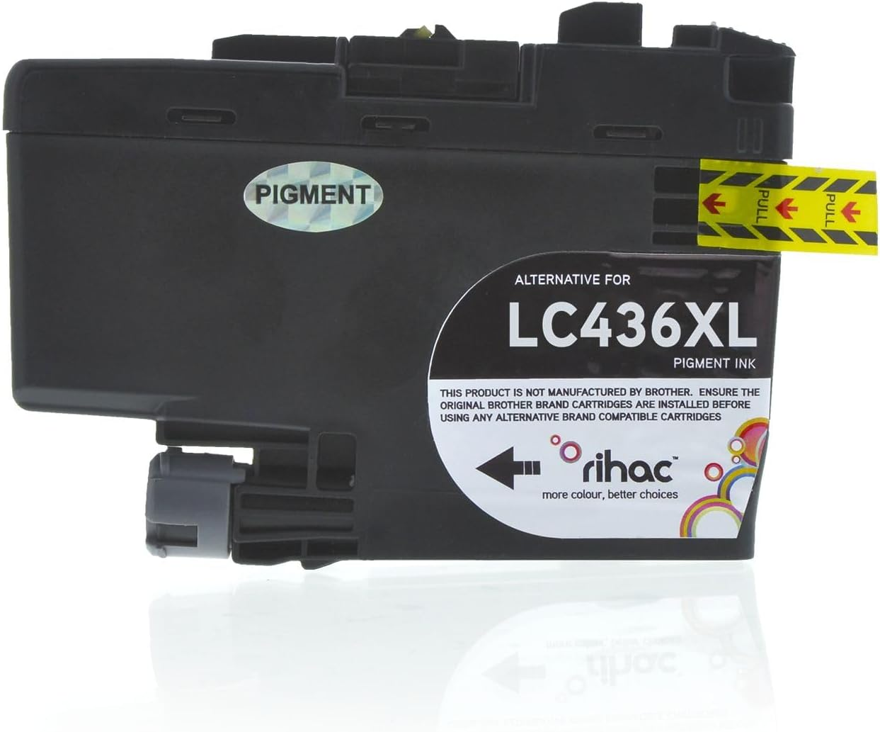 LC436XL Compatible High Yeild (6000BK/5000C,M,Y Page) Ink Cartridge Set for Brother Printers (LC-436XLBK LC-436XLC LC-436XLM LC-436XLY) MFC-J4340DW MFC-J4440DW MFC-J4540DW MFC-J5855DW + More