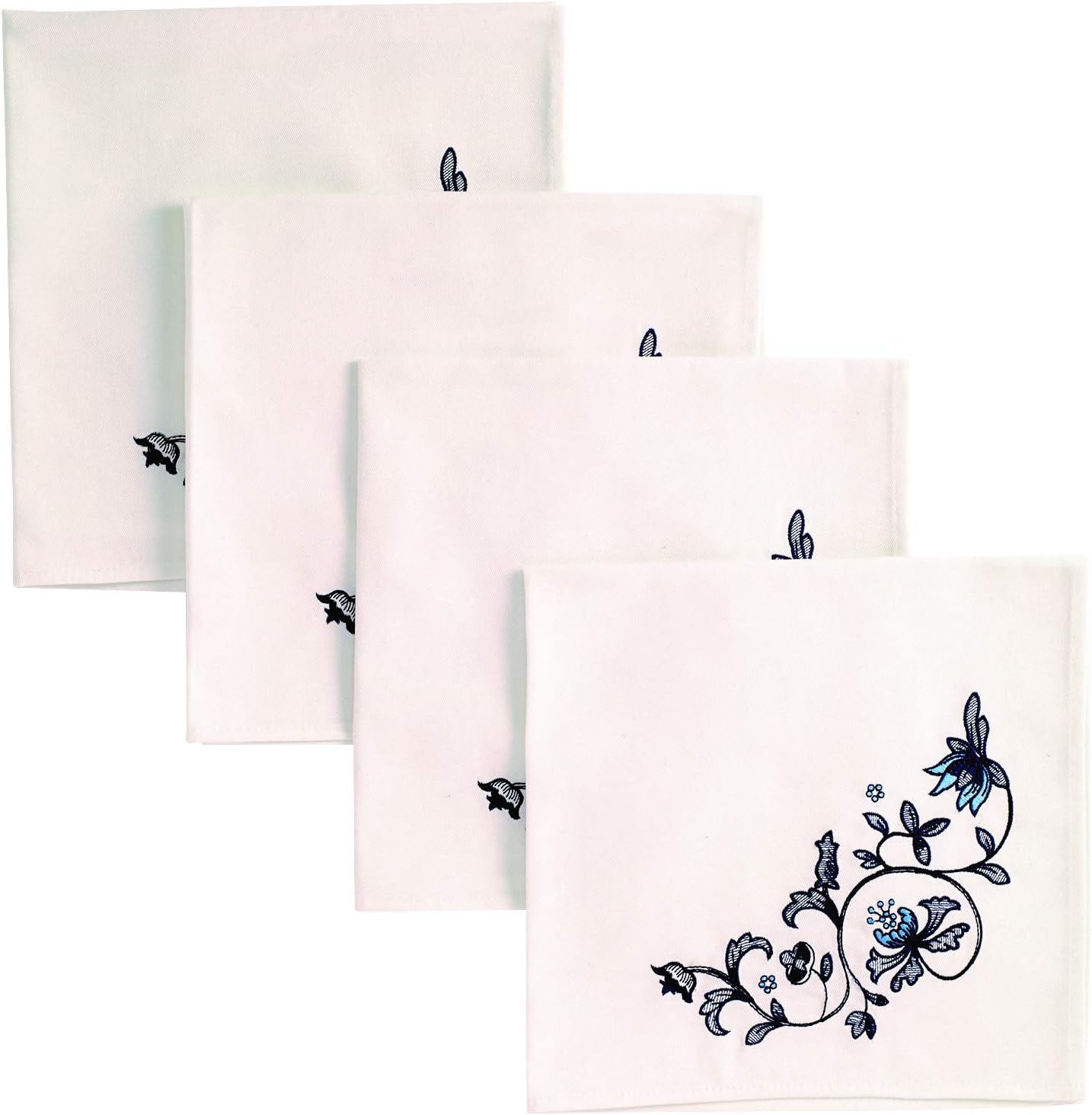 Spode - Napkin Set, Stylish Home Decor, Set of 4 (Portofino Blue) image number 2