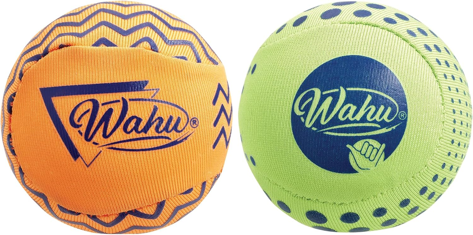 WAHU Super Grip Skimball 2-Pack Green/Orange - 100% Waterproof Ball Can Skip over 150-Feet across the Water image number 5