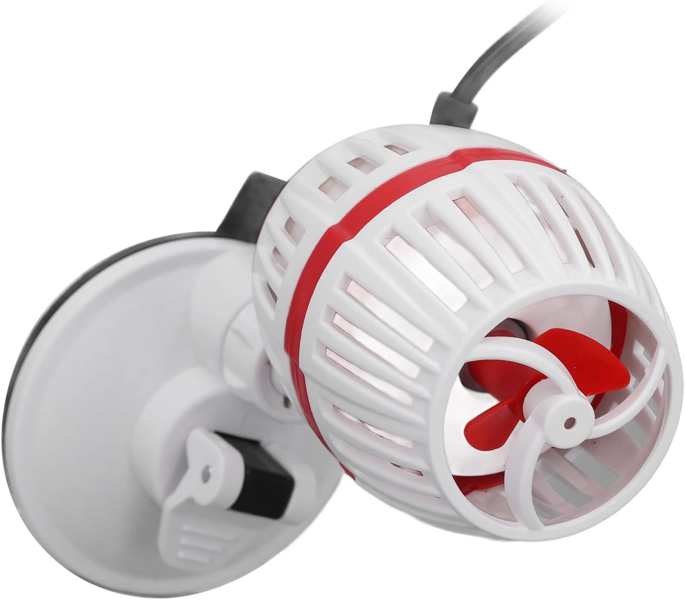 Aquarium Circulation Wave Pump, Submersible Variable Frequency Remote Adjustment Wave Making Pump Effective Long Lifespan for Fish Tank (Black)