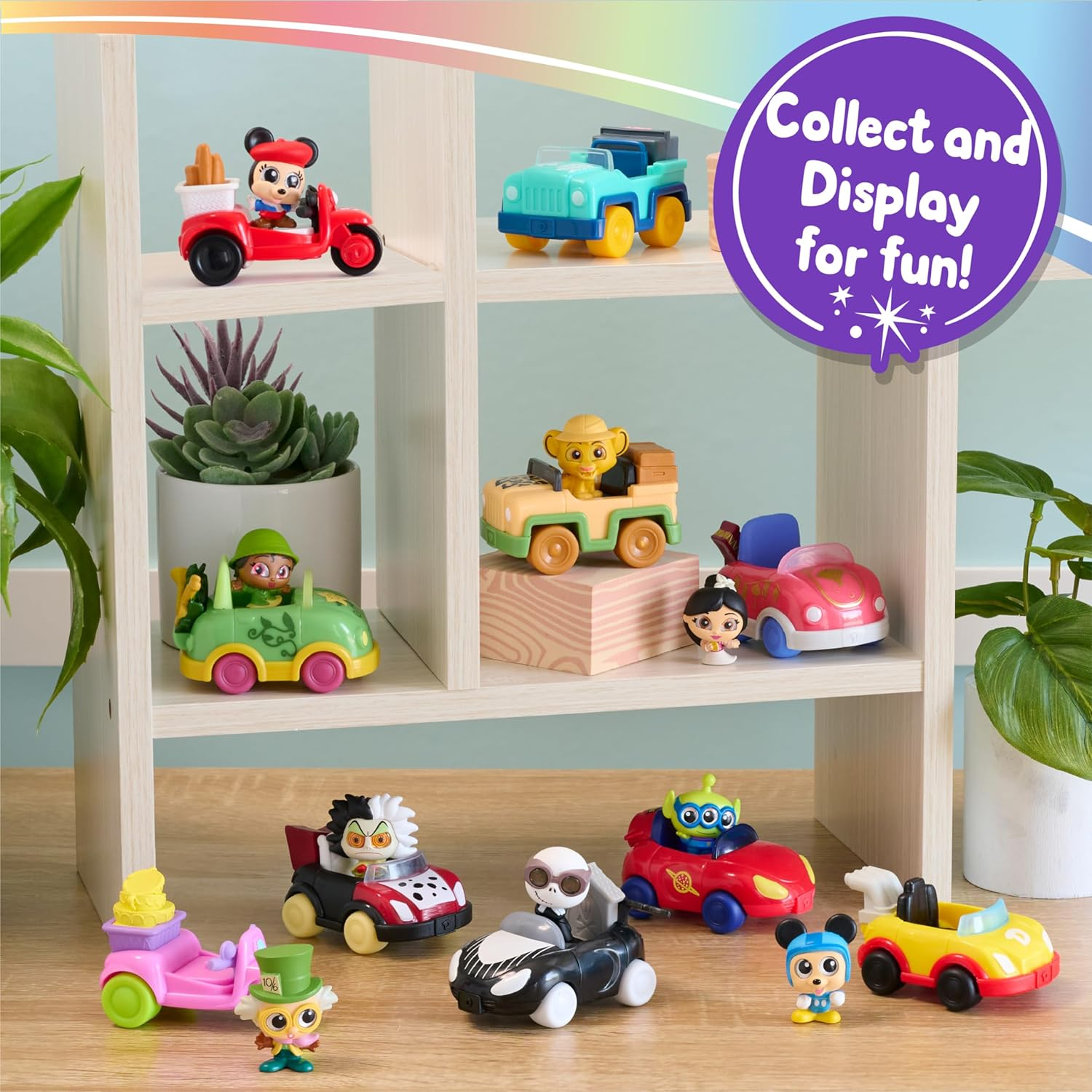 DOORABLES Disney New Let&rsquo;S Go Vehicles 2-Pack, Collectible Figure and Vehicle Set, Styles May Vary, Officially Licensed Kids Toys for Ages 5 Up, Gifts and Presents, Amazon Exclusive