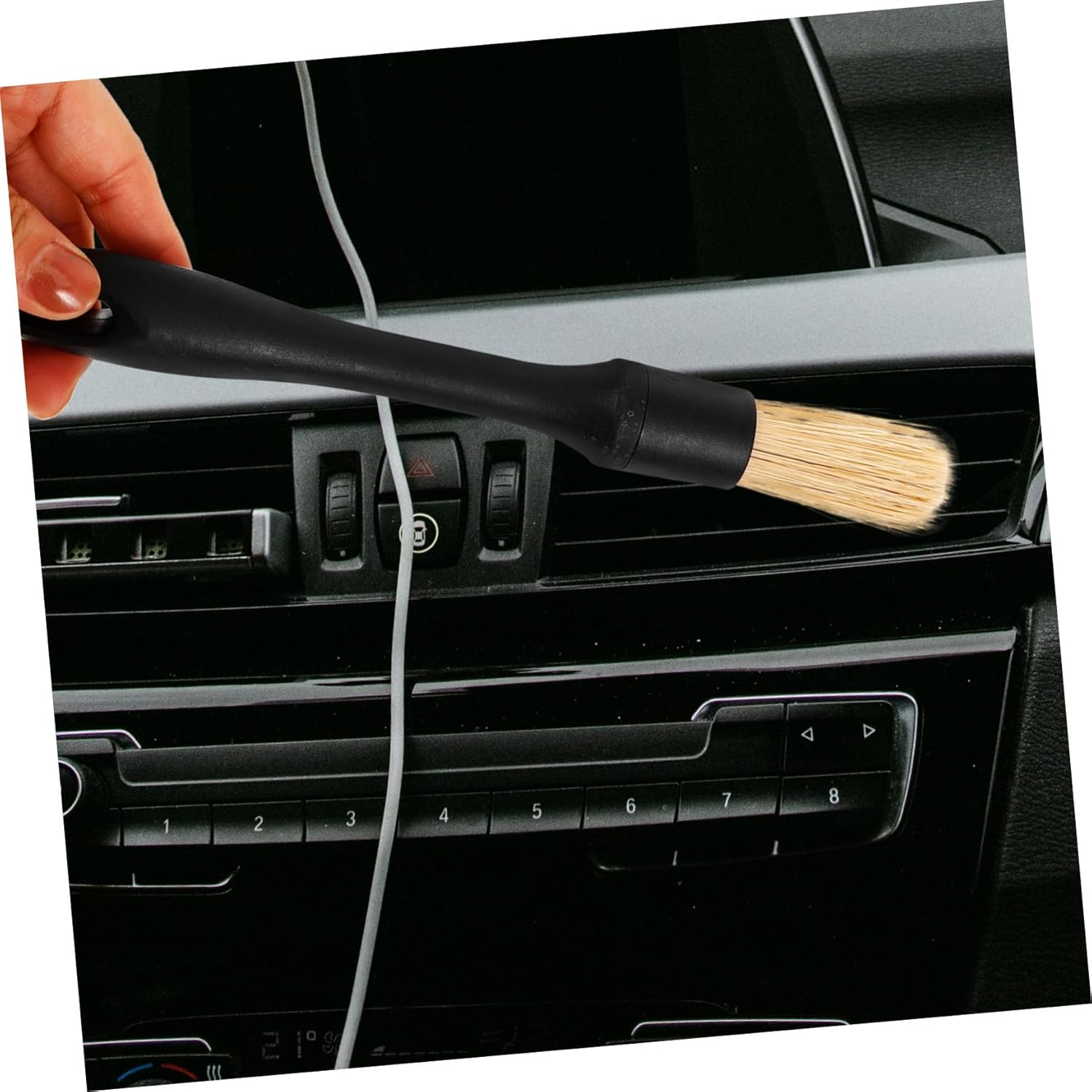 Parliky Car Detailing Kit 3Pcs Soft Bristle Brushes Wheel Rim Cleaning Brush Interior Car Cleaning Tool Automotive Detailing Supplies for Vehicle Care image number 3