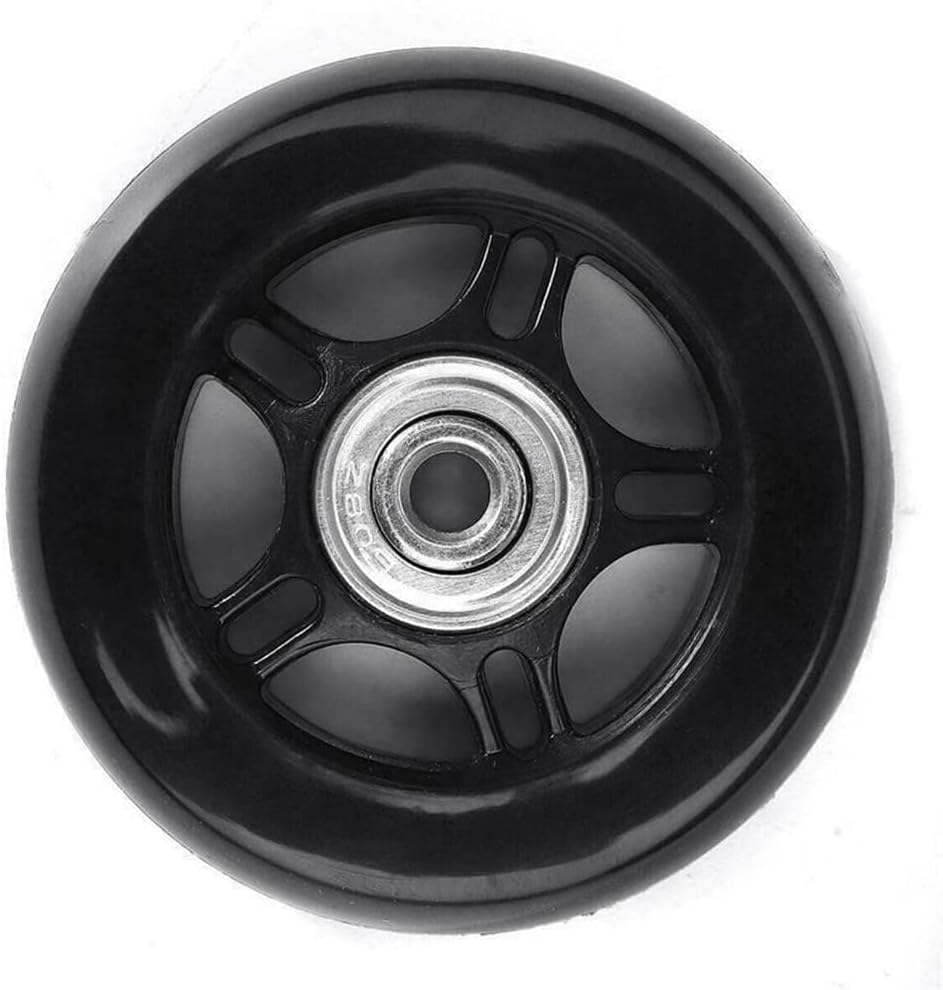 1Set Luggage Suitcase Replacement Wheels 43Mmx18Mm Screws Axles Repair Tool for Luggage Suitcase Trolley,Skate Replacement Wheels image number 1