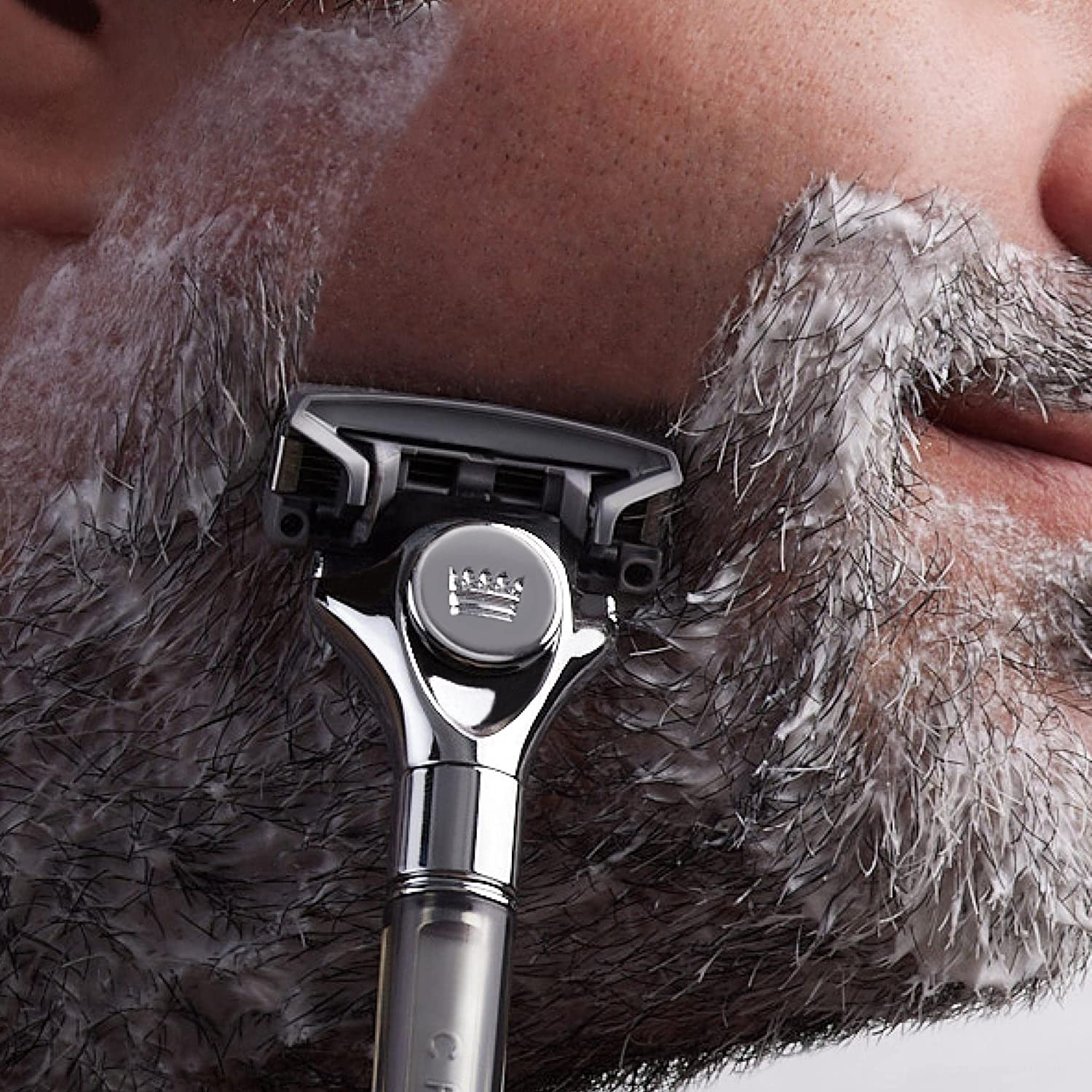 CREMO - Barber Grade Men'S Razor with Extra Refill - FIGHTS RAZOR BURN image number 4