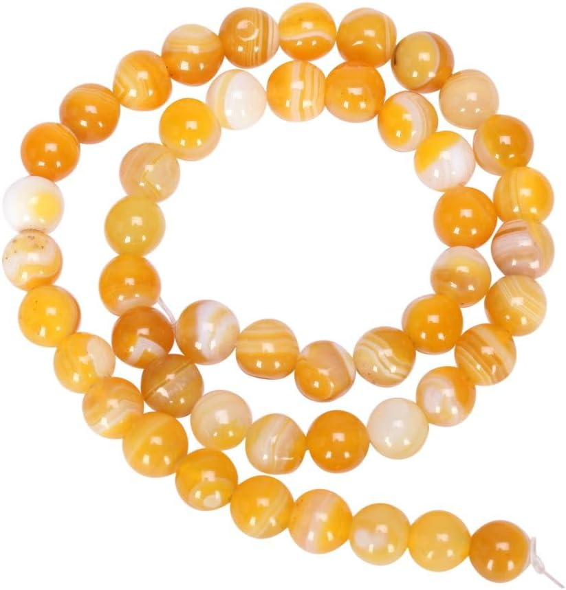 1 Strand Adabele AAA Natural Banded Fuchsia Red Agate Healing Gemstone round Loose Beads 6Mm Gem Stone Spacer (58-62Pcs) for Craft Jewelry Making5-6 image number 3