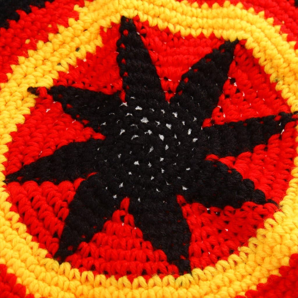 FITYLE Rasta Hat Beanie Reggae Rastafarian Jamaica Roots Tam Hat Rasta Beanie Cap image number 4