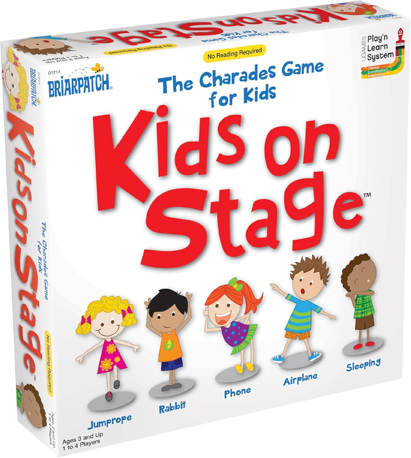 University Games Kids on Stage Charades Board Game for Ages 3+ &ndash; Educational Activity for Toddlers, Family Entertainment &ndash; Creative Play for 2&ndash;6 Players image number 2