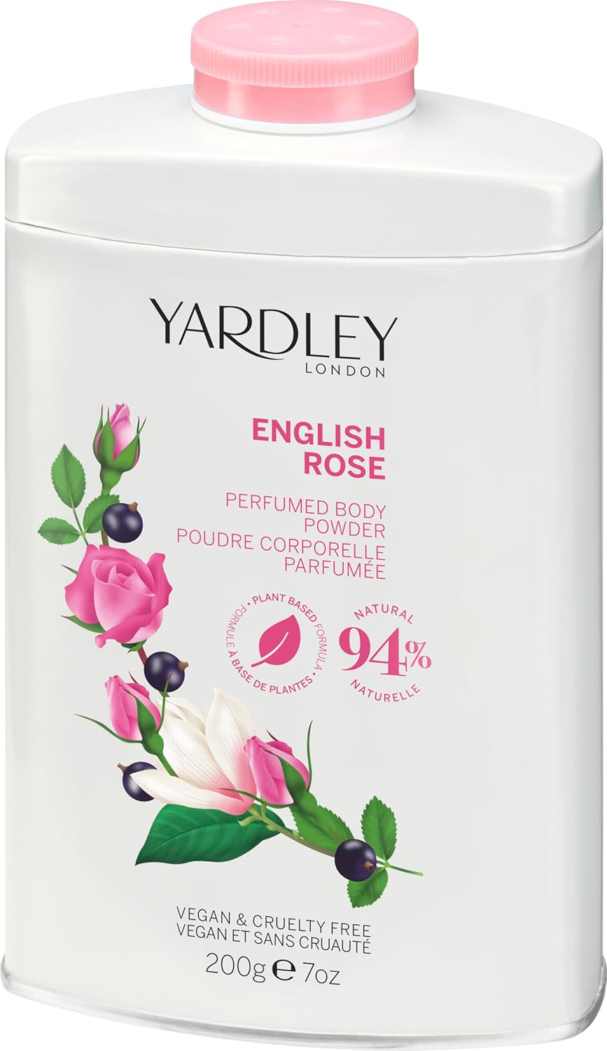 Yardley London English Rose Perfumed Body Powder 200G image number 2