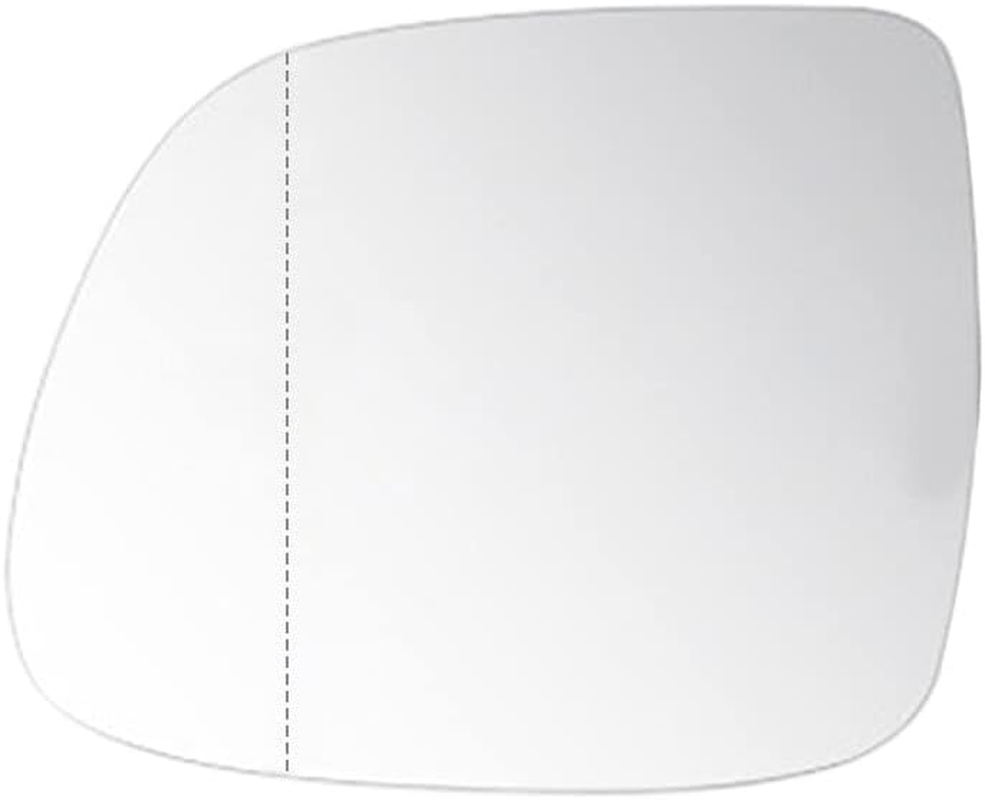 KAKA AUTO PARTS Left Side Mirror Glass Compatible with Volkswagen Amarok 2010-2018 with Heated Convex Base