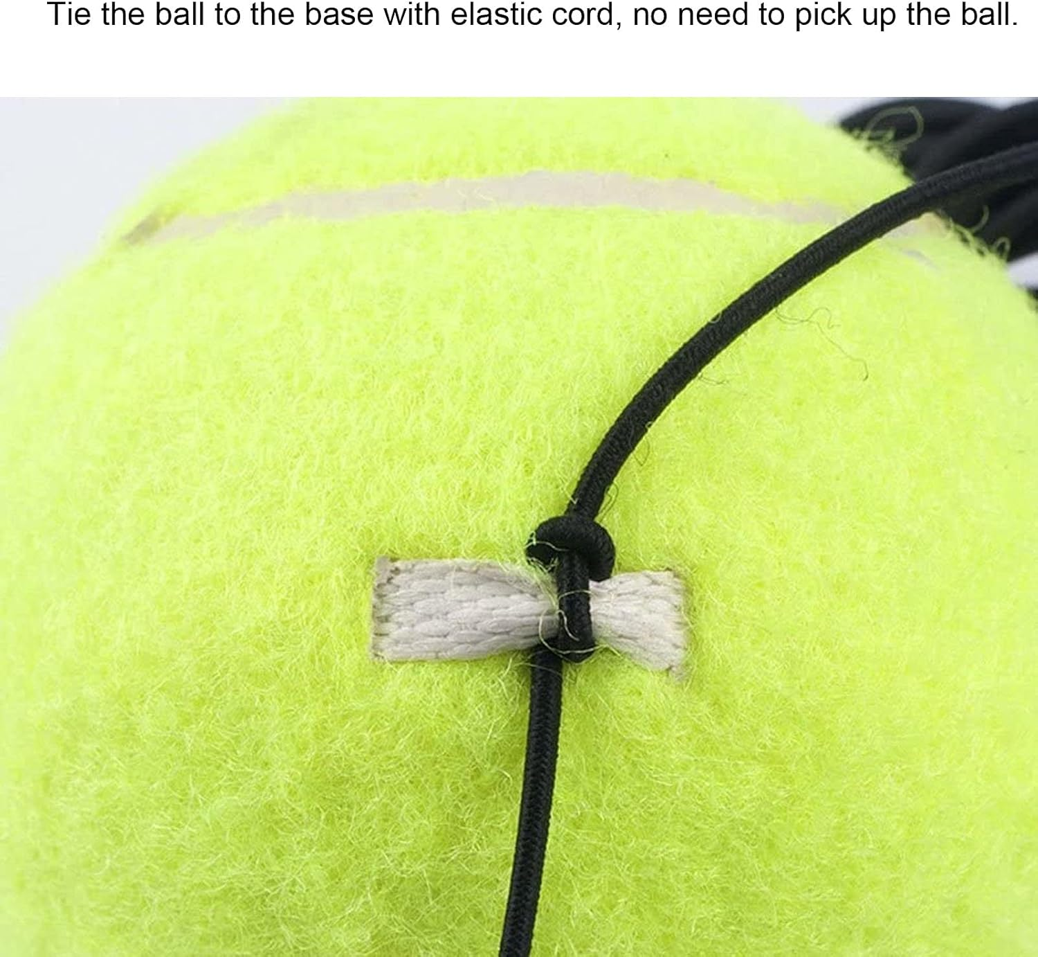 Tennis Ball Trainer, Tennis Training Ball with Elastic String, Tennis Practice Ball for Beginners, Tennis Players image number 4