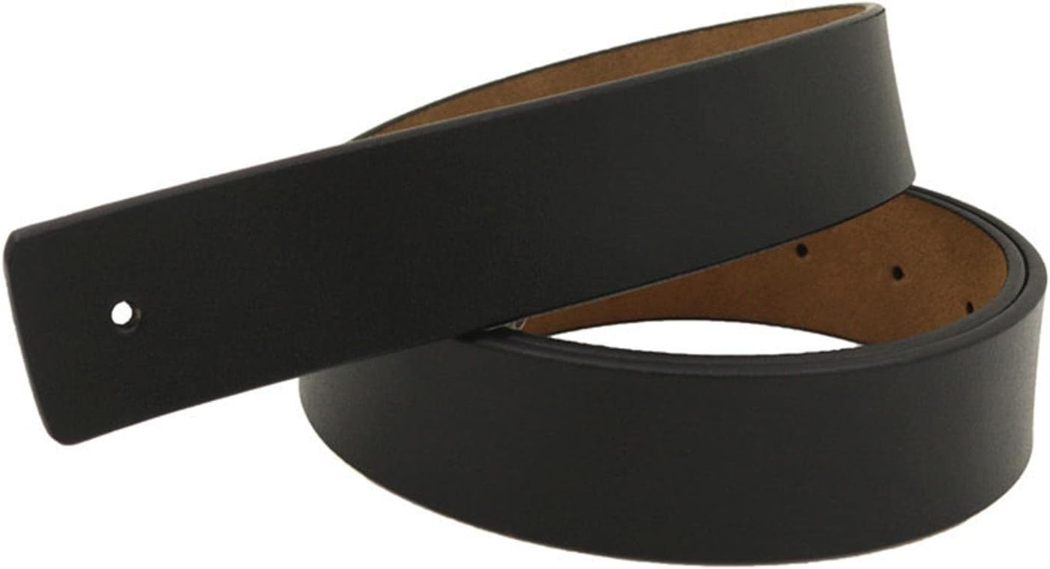 Antique PU Leather Men Belt Strap, No Buckle Replacement with Holes 120Cm Waistband for Trouser Jeans Clothing Party Decorations Stage Props - Brown image number 6