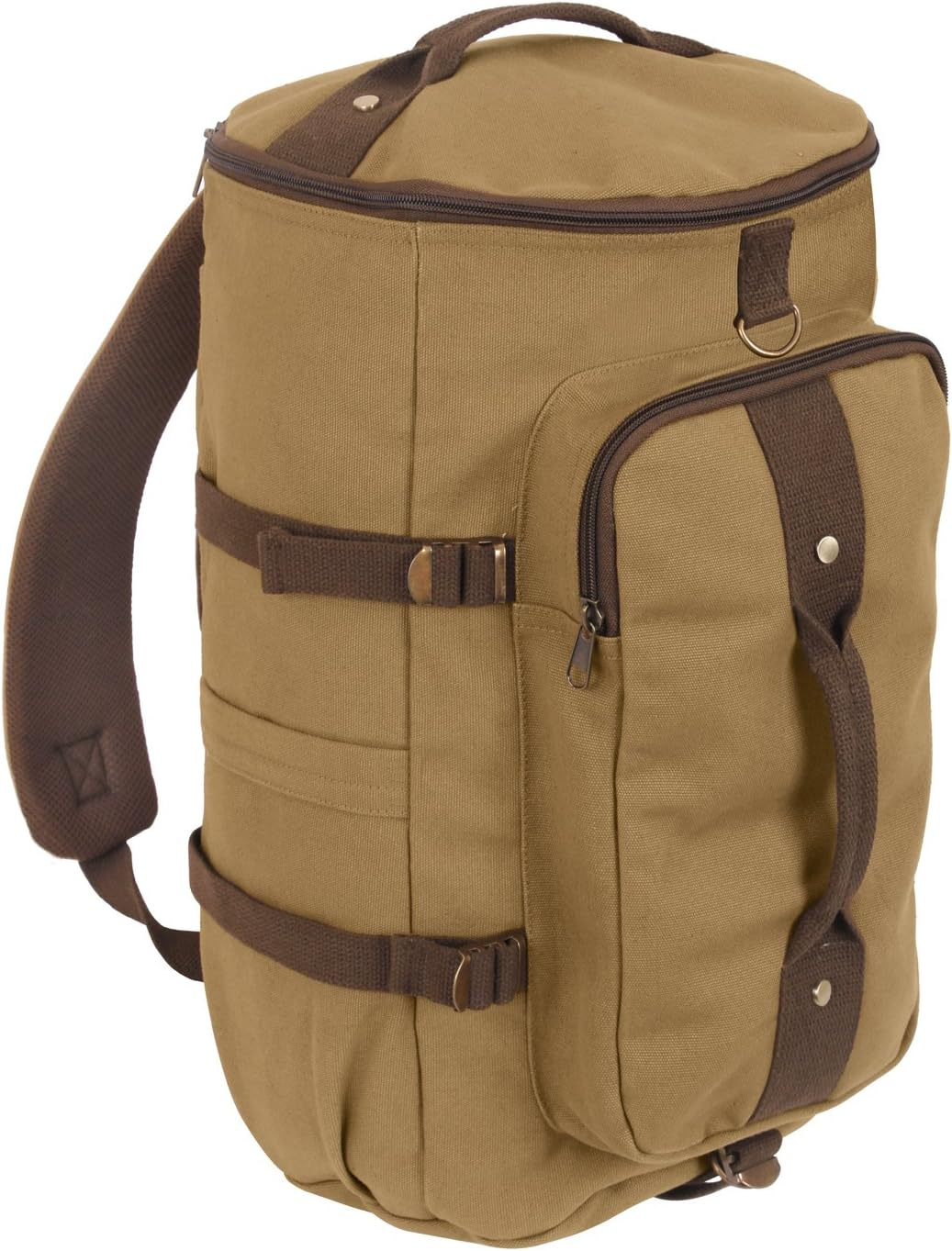 Rothco Convertible 19" Canvas Duffle/Backpack | Military Duffle Bag | Heavy Duty Canvas Bag