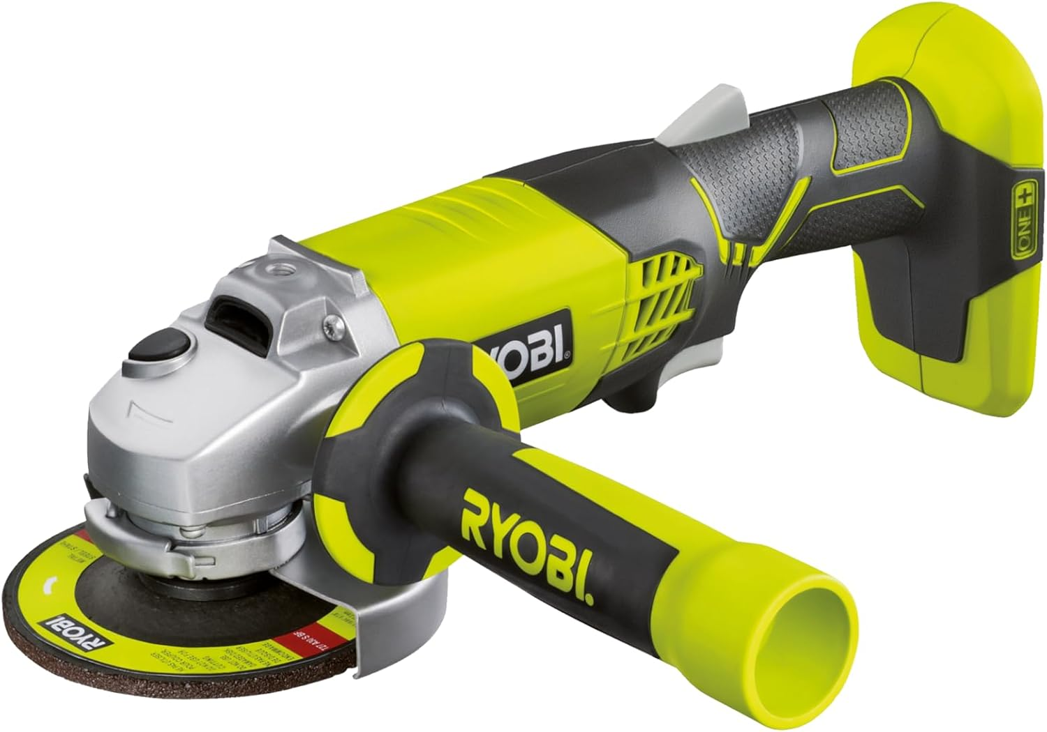 Ryobi R18AG-0 ONE+ Angle Grinder, 18V (Body Only), Green & Black image number 2