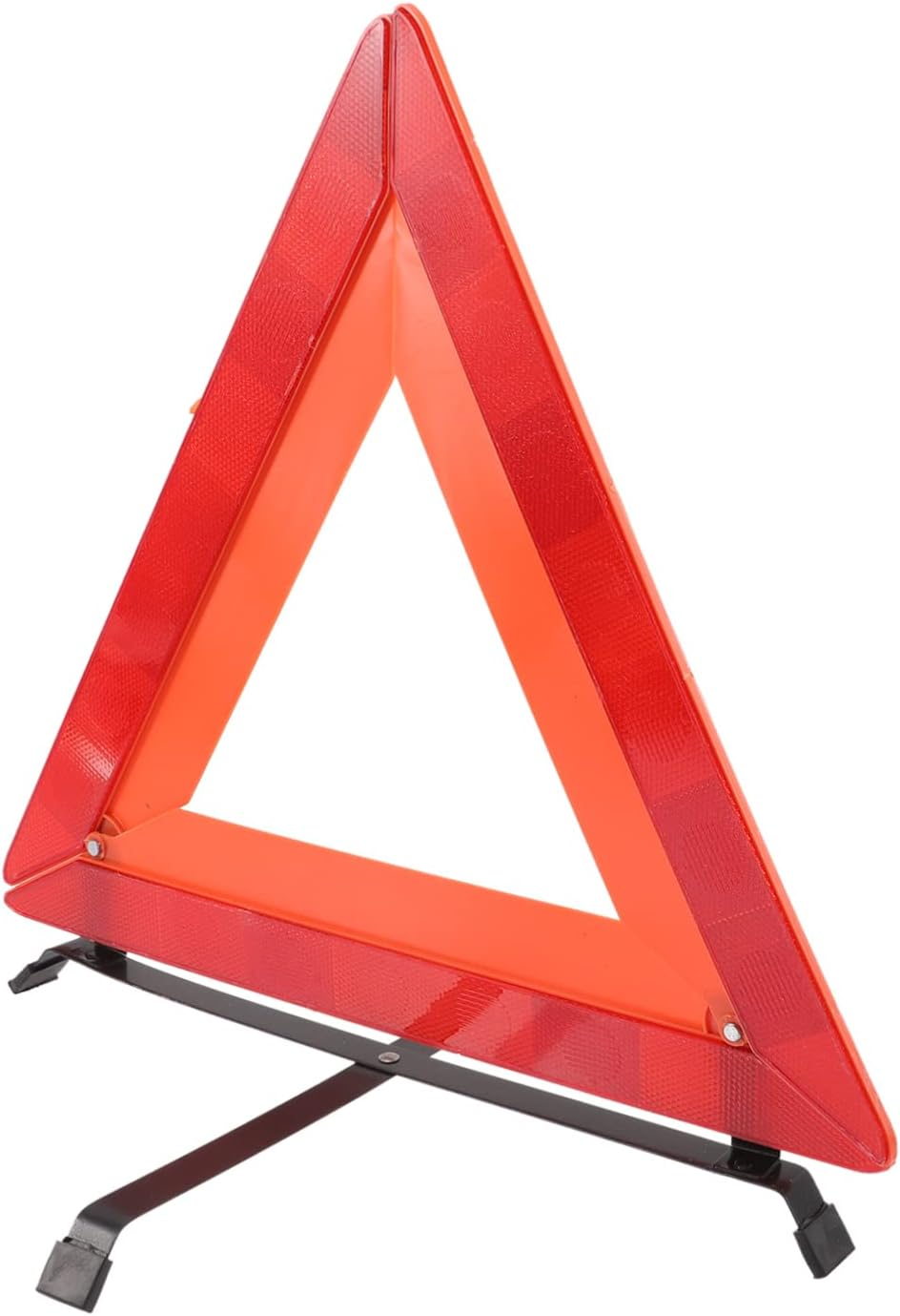 Mikinona Car Warning Triangle Reflective Safety Triangle Roadside Assistance Sturdy Plastic Easy to Use image number 3