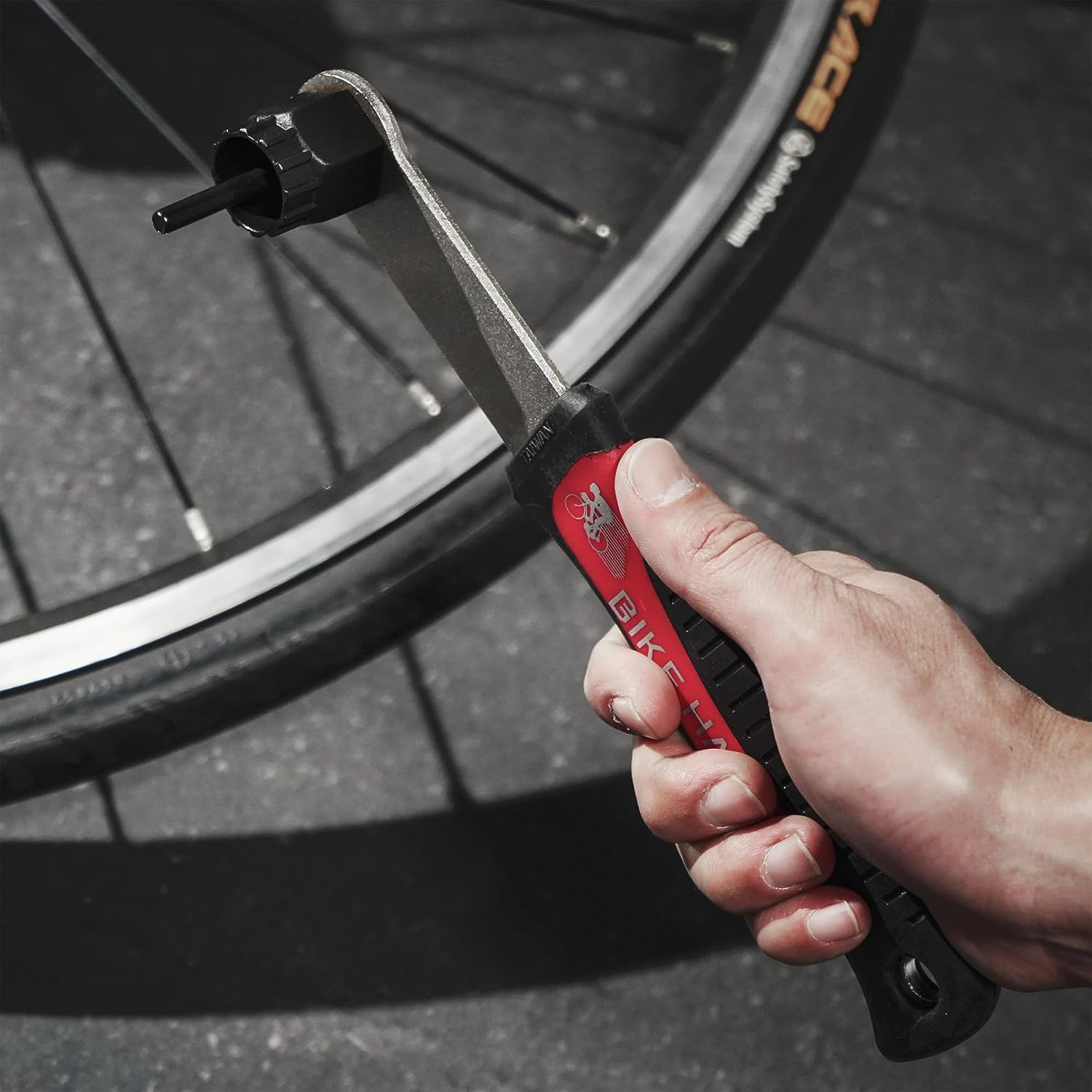 BIKEHAND Bicycle Bike Compatible with Shimano Cassette Turner Install Rotor Lockring Removal Chain Whip Tool Kit image number 3