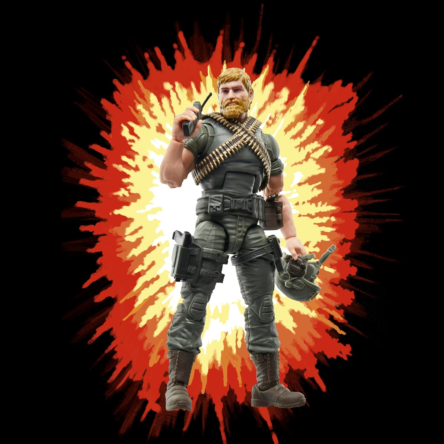 G.I. Joe Classified Series Retro Cardback Craig &ldquo;Rock &rsquo;N Roll&rdquo; Mcconnel, Collectible 6 Inch Action Figure with 9 Accessories image number 6