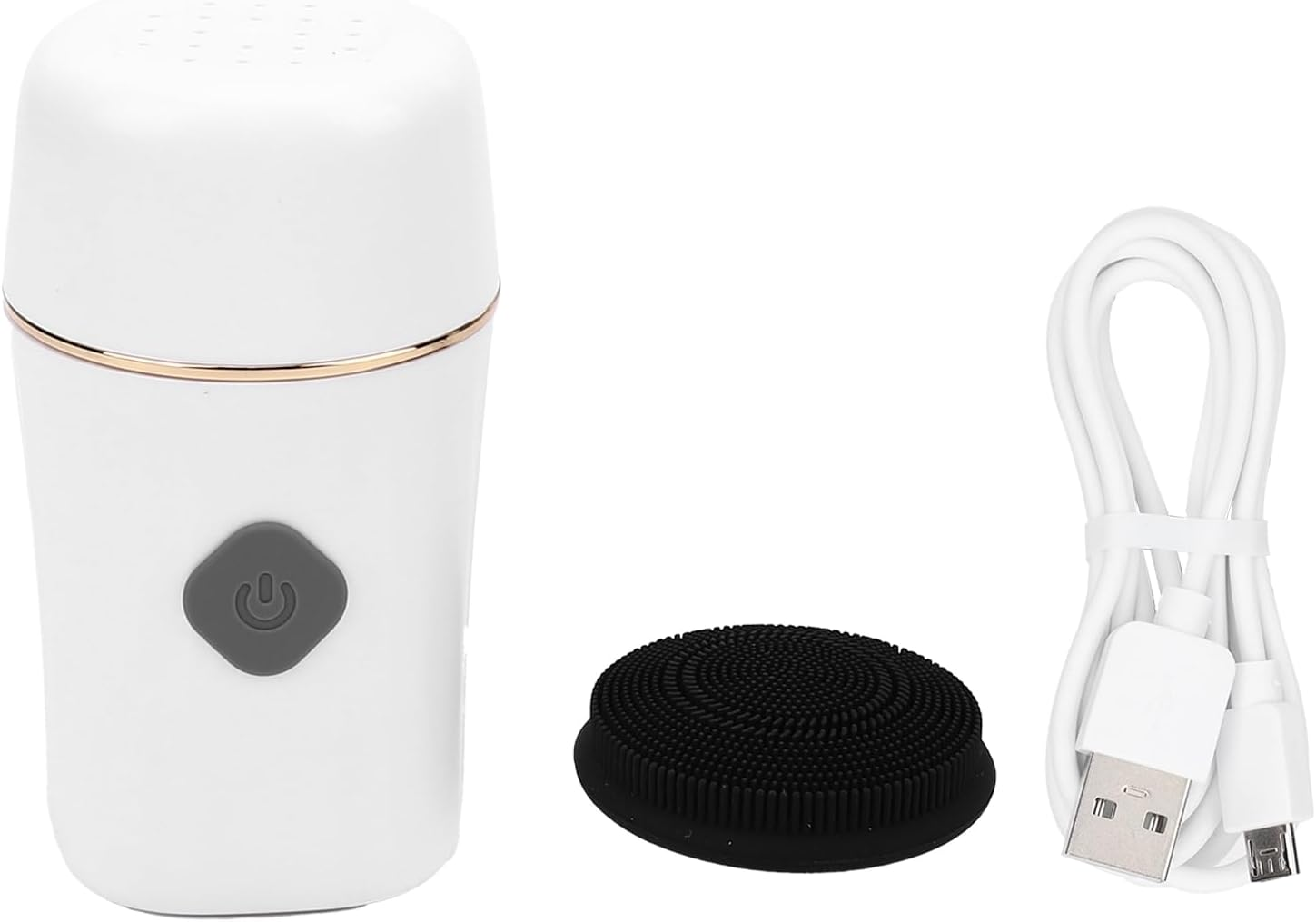 Sorandy Rotating Silicone Face Scrubber, Electric Face Cleansing Brush with Replaceable Brush Heads, Portable Skin Deep Cleaning Exfoliation Machine for Men & Women (English Manual) image number 5