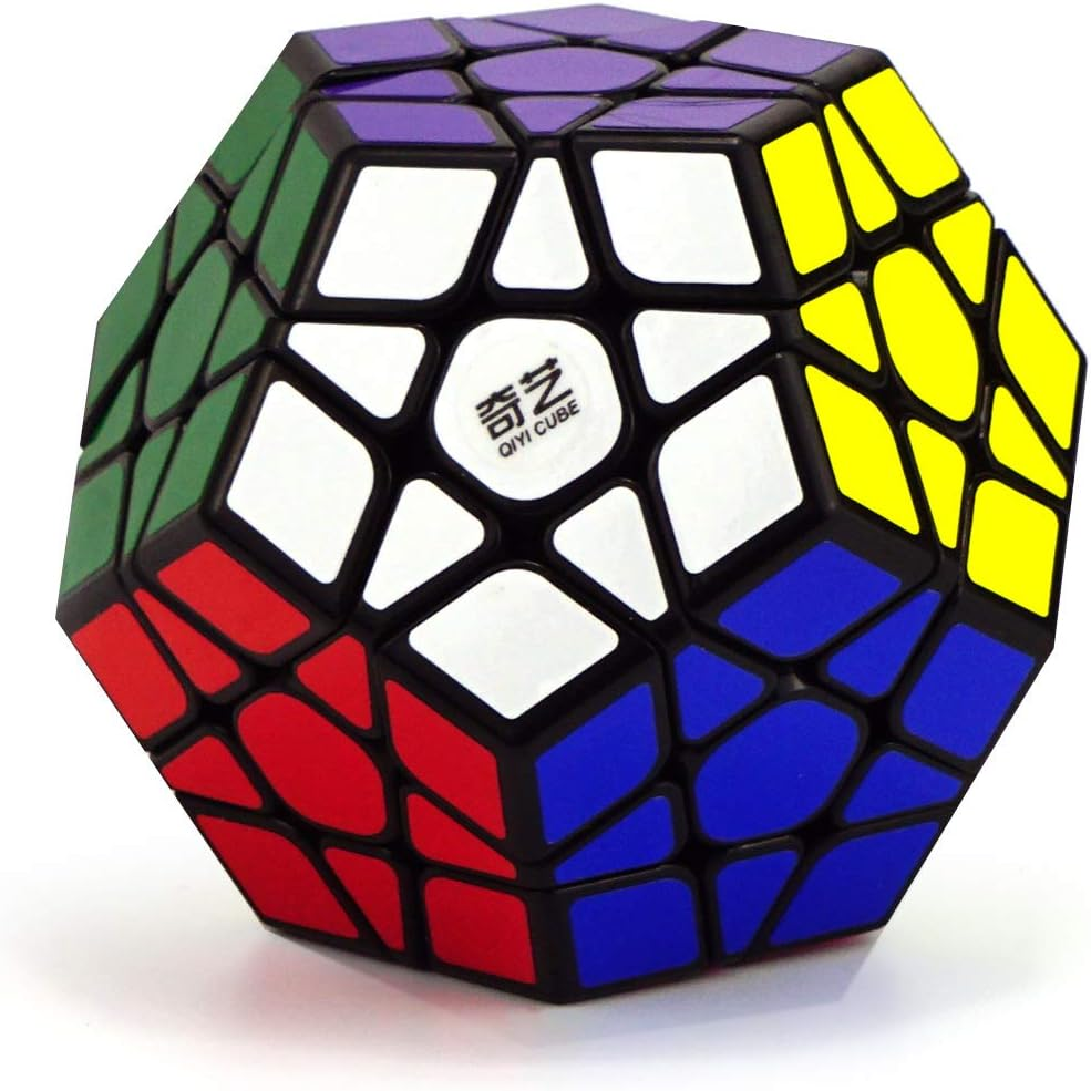 Cuberspeed Qiyi Megaminx Black Magic Cube Mofangge Qiyi Qiheng Black Megaminx Speed Cube image number 2