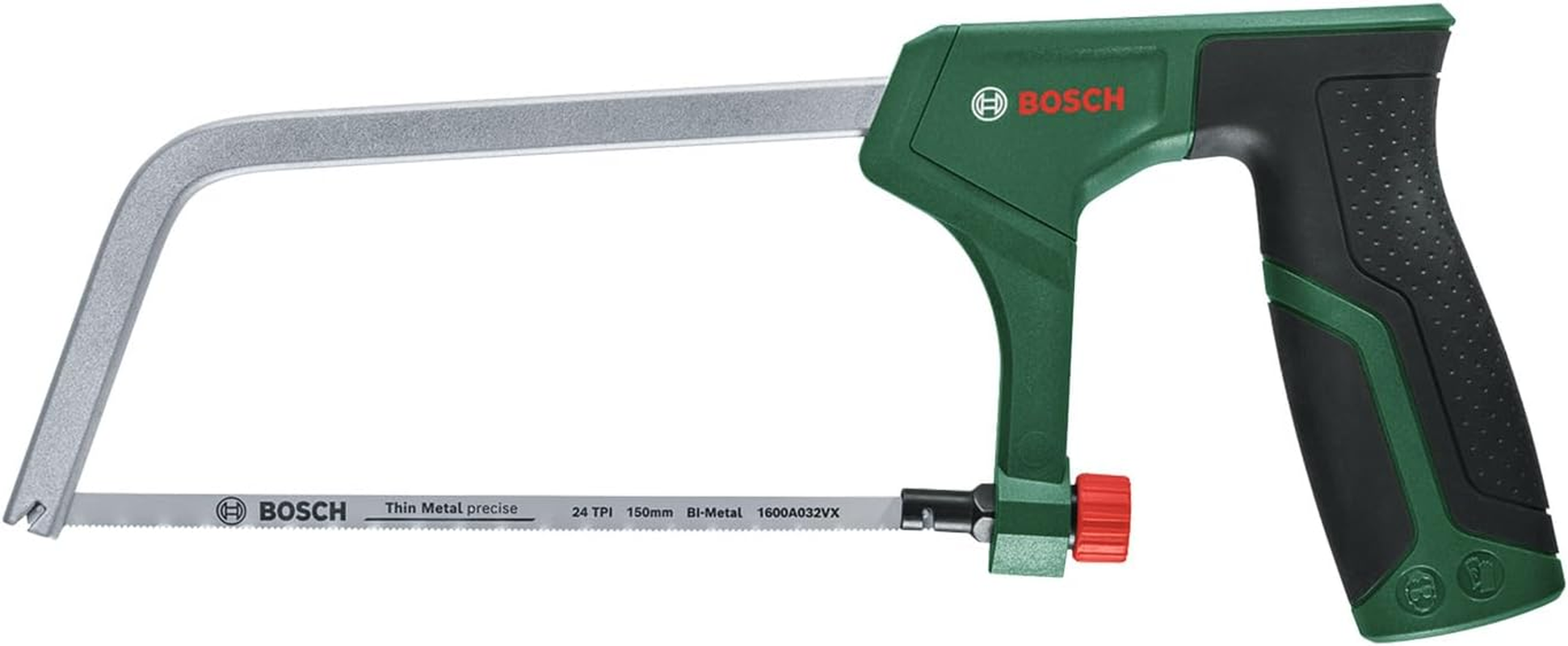 Bosch Hacksaw 150Mm (Mini Hacksaw with Durable Bi-Metal Saw Blade for Precise Cuts in Metal, Plastic and Soft Wood; 24 TPI; Easy Blade Change; Ergonomic Softgrip) image number 6
