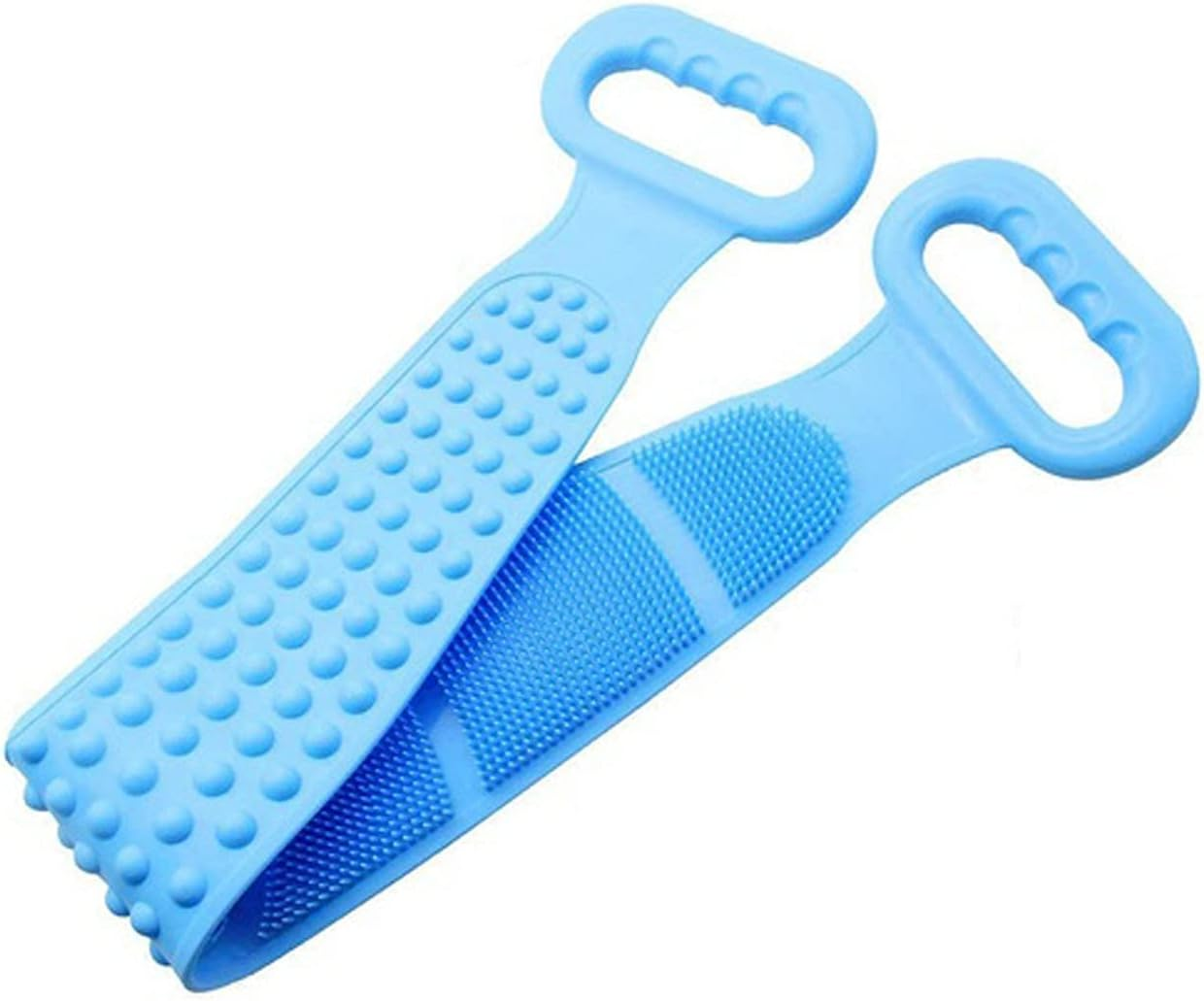 Heeva Creation Silicone Bath Brush,Scrubber Belt. (Random Colour) 1 Piece image number 3