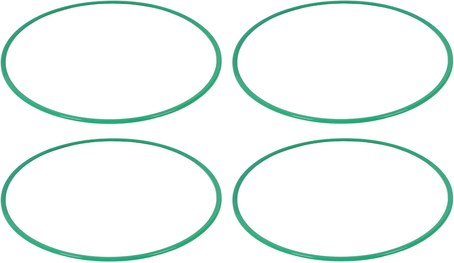 Jiawu 4Pcs Wheel Rim Protector, Car Wheel Rim Protectors Guard Strip for 19In Hub, Hub Protection Ring, Universal Automotive Tire Trim, Easy to Install (Black)