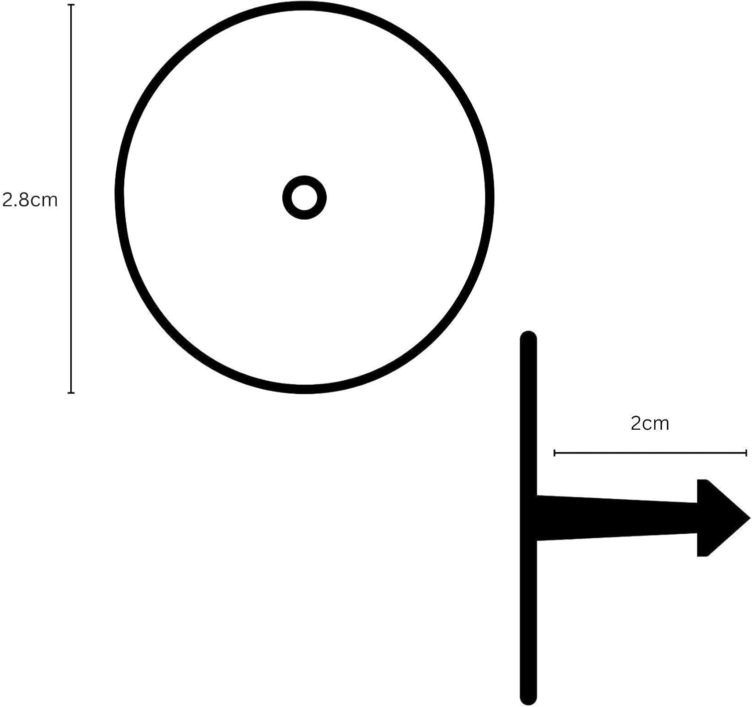 100X Cattle Ear Tags 5X4Cm Set - Small Pink Blank Sheep Pig Livestock Label image number 4