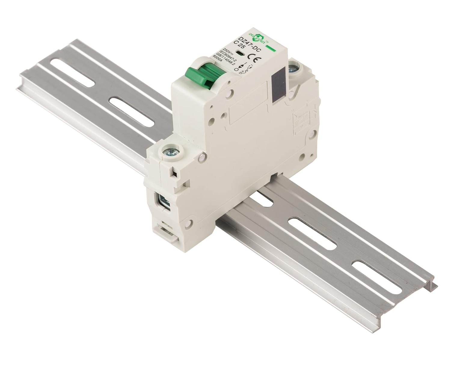 DC Miniature Circuit Breaker, 1 Pole 40 Amp, 24VDC-250VDC, 6Ka Din Rail Mount Breaker with Thermal Magnetic Trip, DZ47-63 1P, DC Solar MCB image number 5