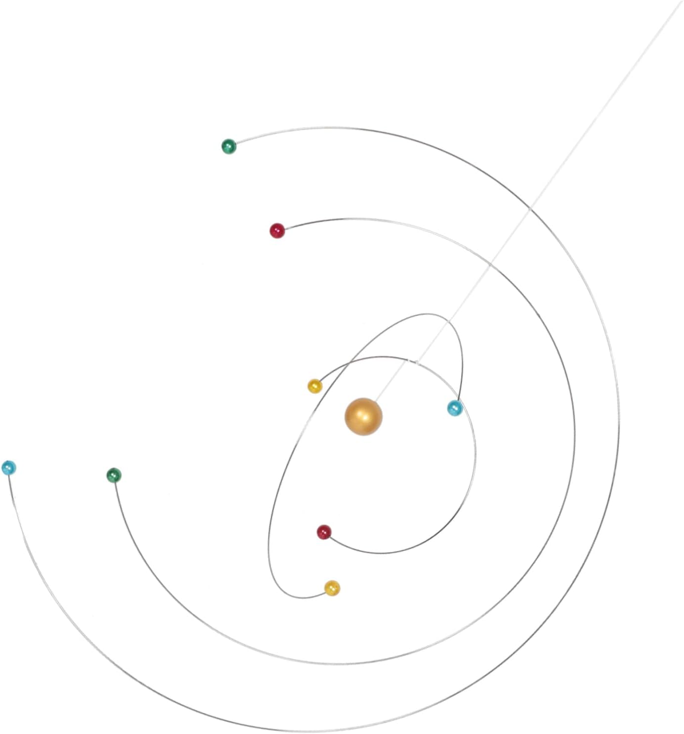 Educational Solar System Mobile Science Enthusiast Decor Hanging Mobile Kit for Boys and Girls image number 3