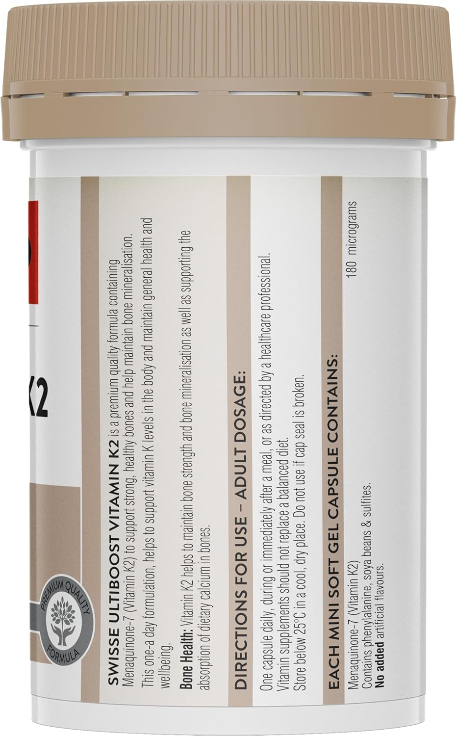 Swisse Ultiboost Vitamin K2 60 Capsules