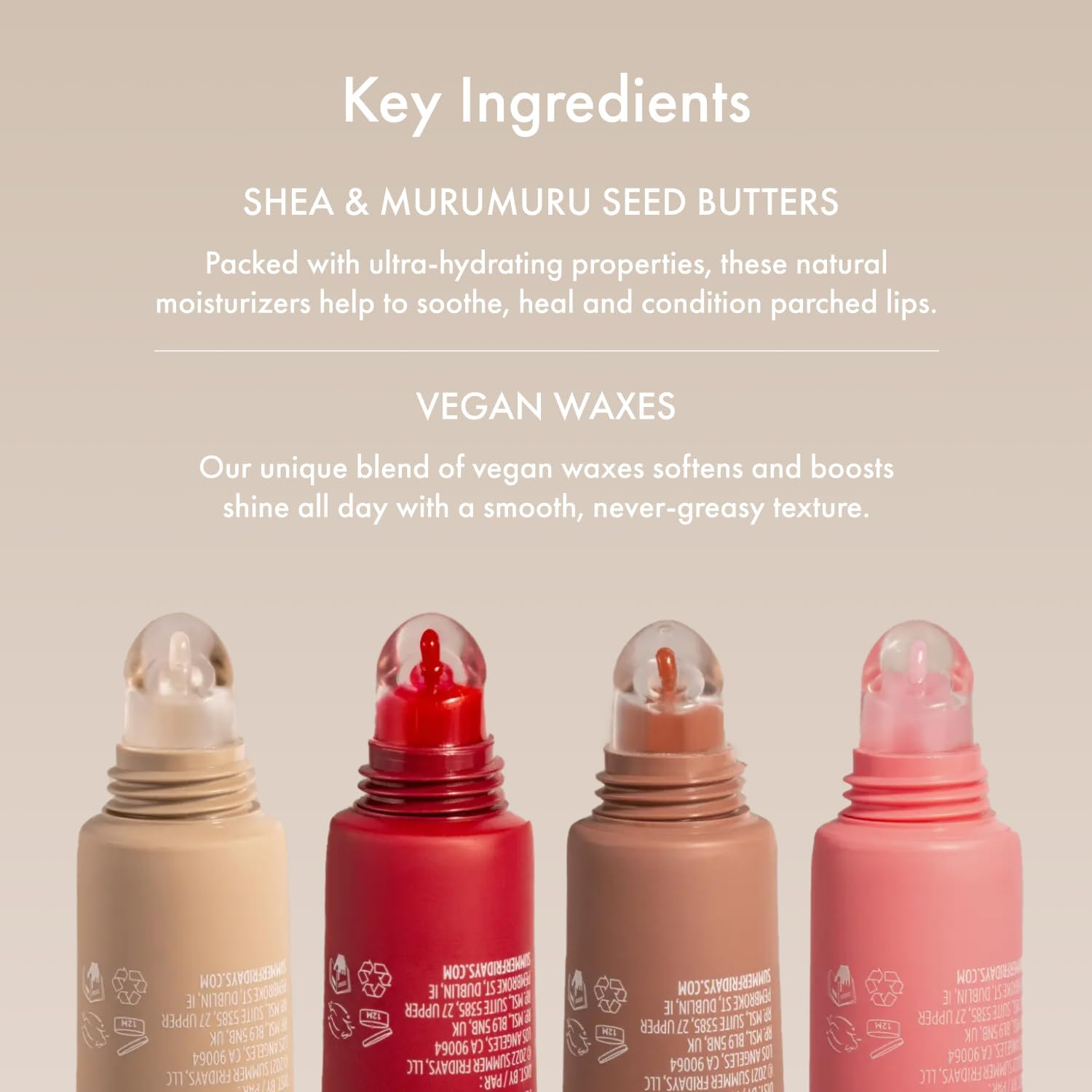 Summer Fridays Lip Butter Balm - Conditioning Lip Mask and Lip Balm for Instant Moisture, Shine and Hydration - Sheer-Tinted, Soothing Lip Care - Pink Sugar (.5 Oz) - Birthday Cake image number 5