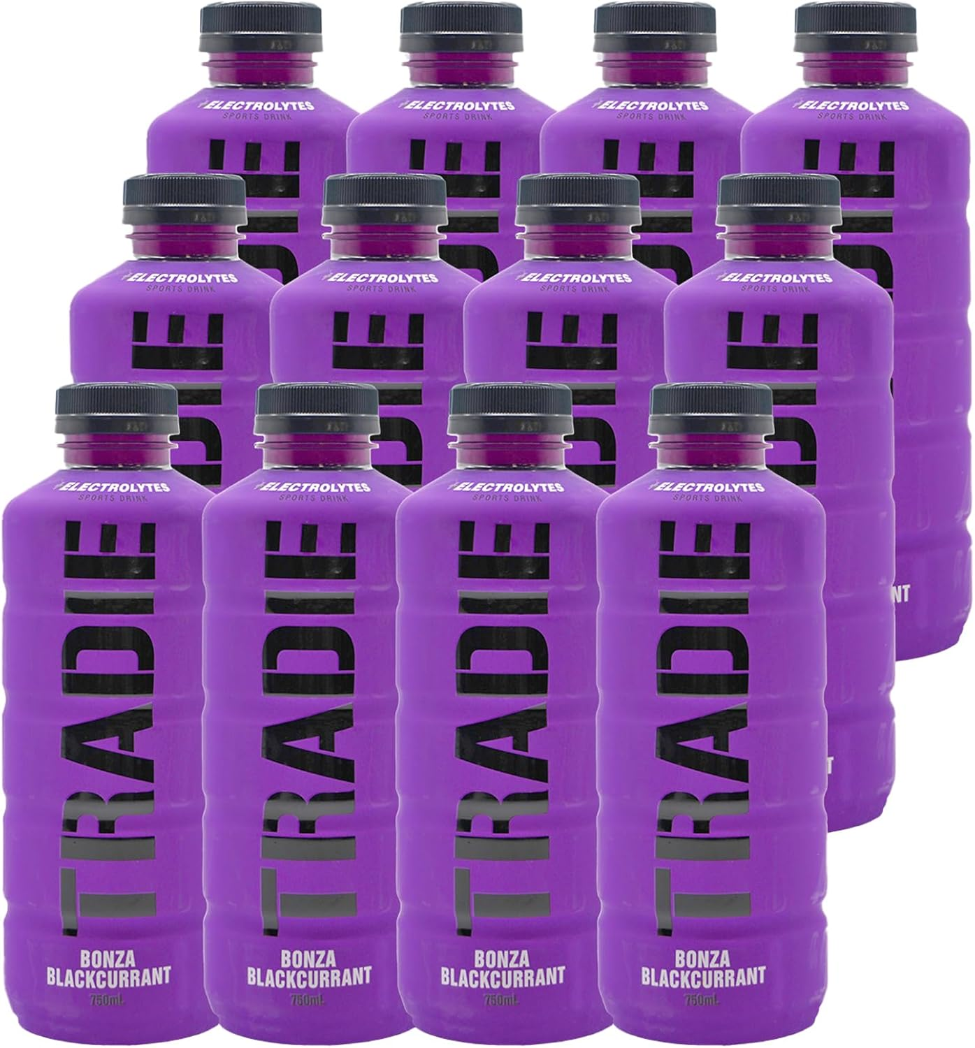 TRADIE BONZA BLACKCURRANT Sports Drink 12 X 750Ml image number 3