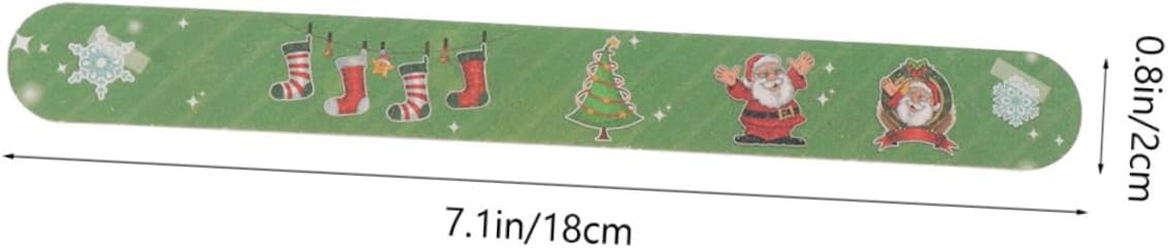 Baluue 24Pcs Christmas Themed Nail Files Eva Nail Polish Tools for Manicure and Pedicure Easy to Use for Natural and Artificial for Holiday image number 2